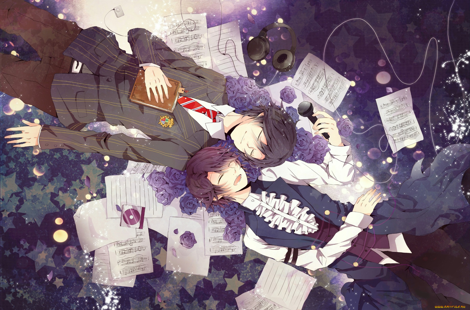 аниме, uta, no, prince-sama, парни