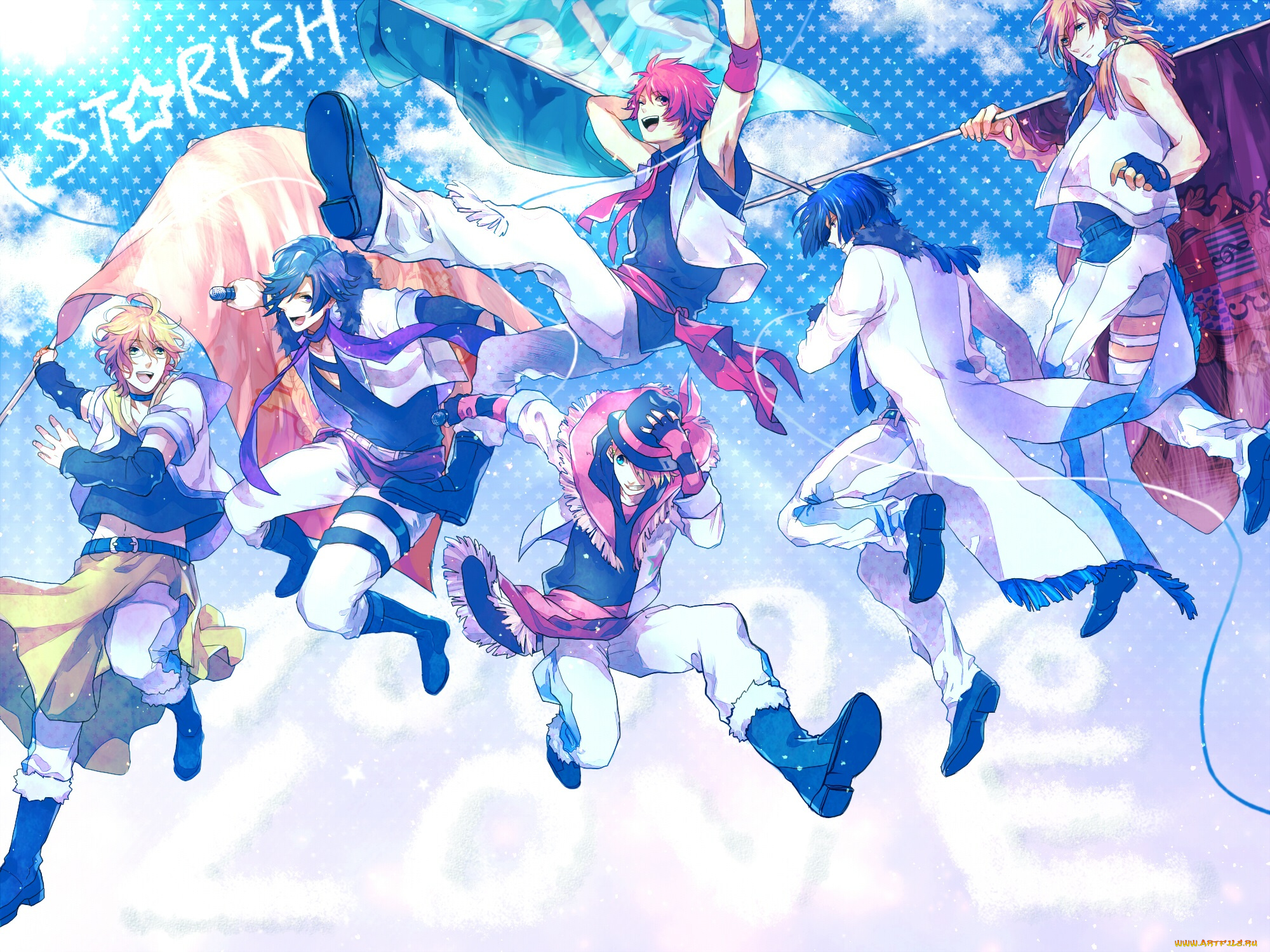 аниме, uta, no, prince-sama, парни