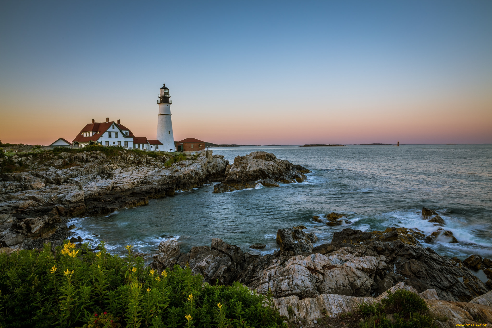 природа, маяки, побережье, маяк