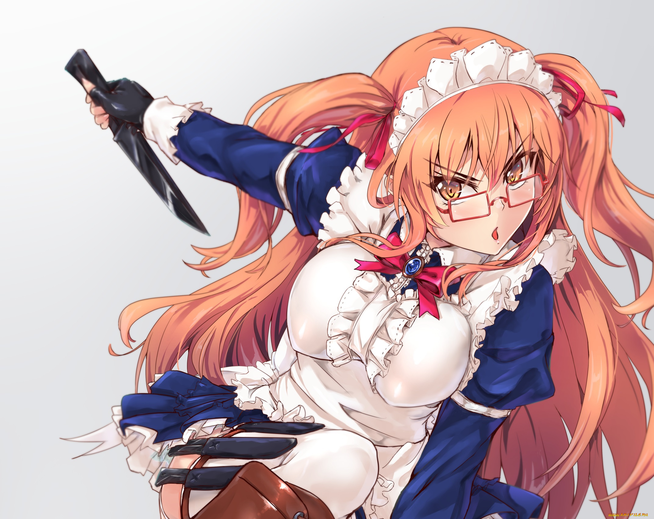 аниме, оружие, , техника, , технологии, девушкa