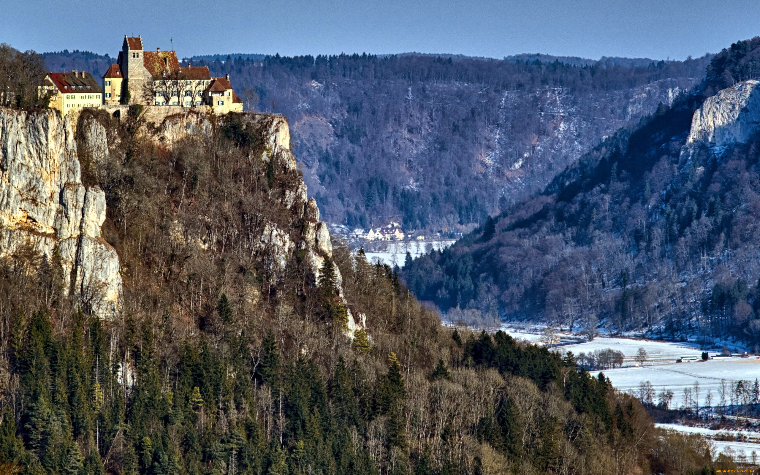 werenwag, castle, , germany, города, замки, германии, werenwag, castle