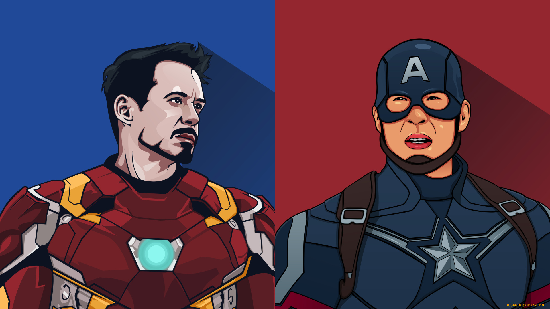 marvel, comics, рисованное, комиксы, artwork, captain, america, iron, man, первый, мститель, marvel, comics, железный, человек, супергерои, капитан, америка