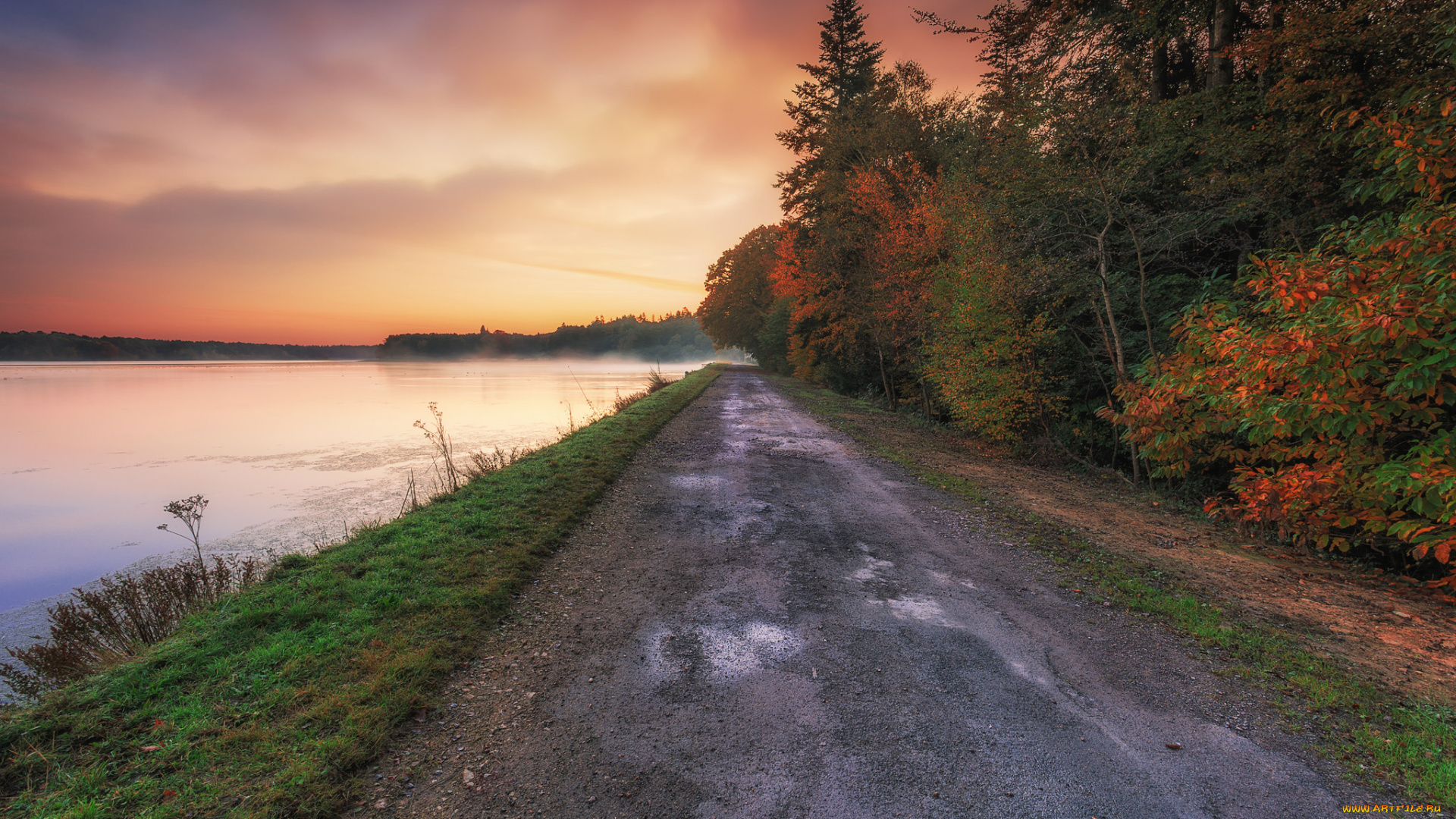 природа, дороги, простор