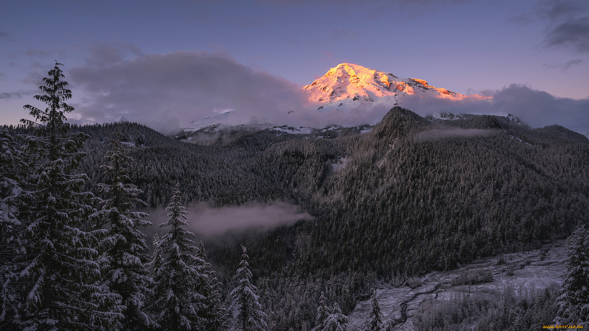 природа, горы, простор