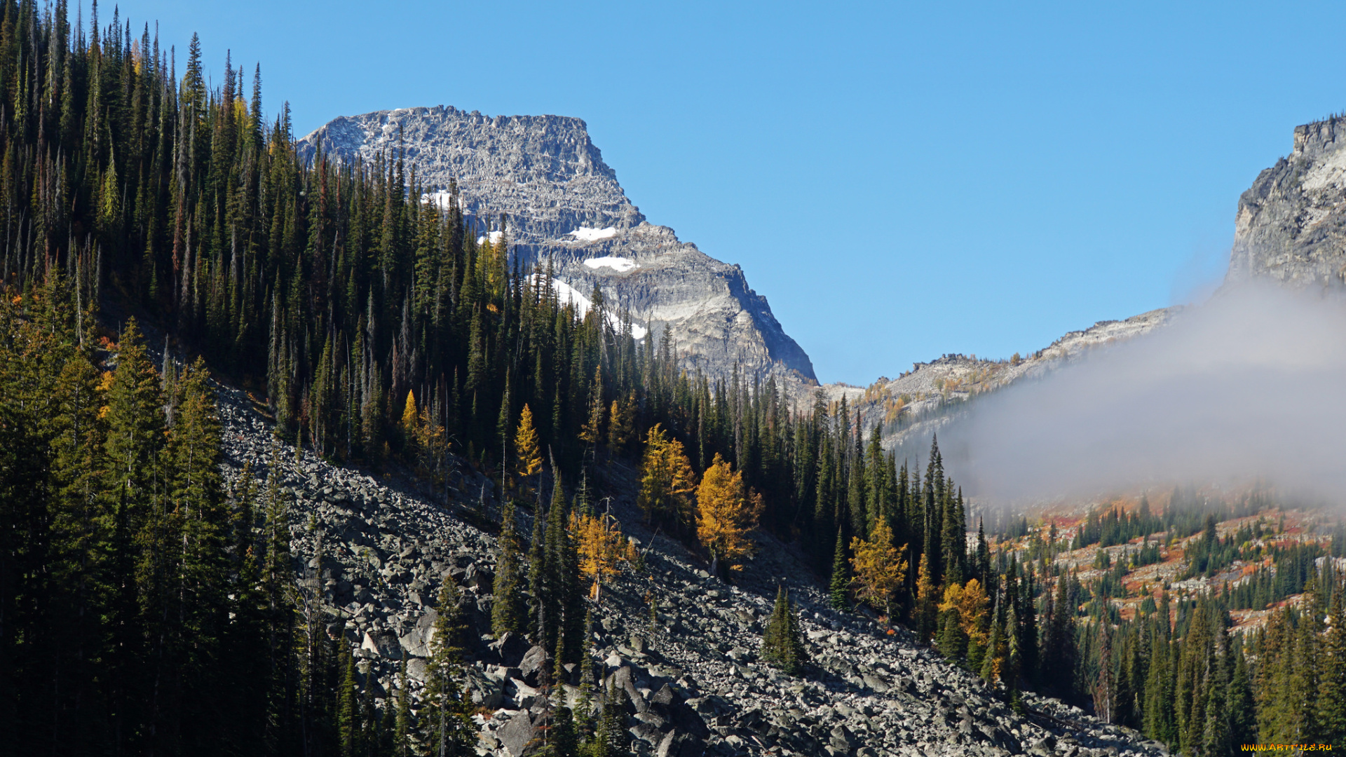 природа, горы, простор