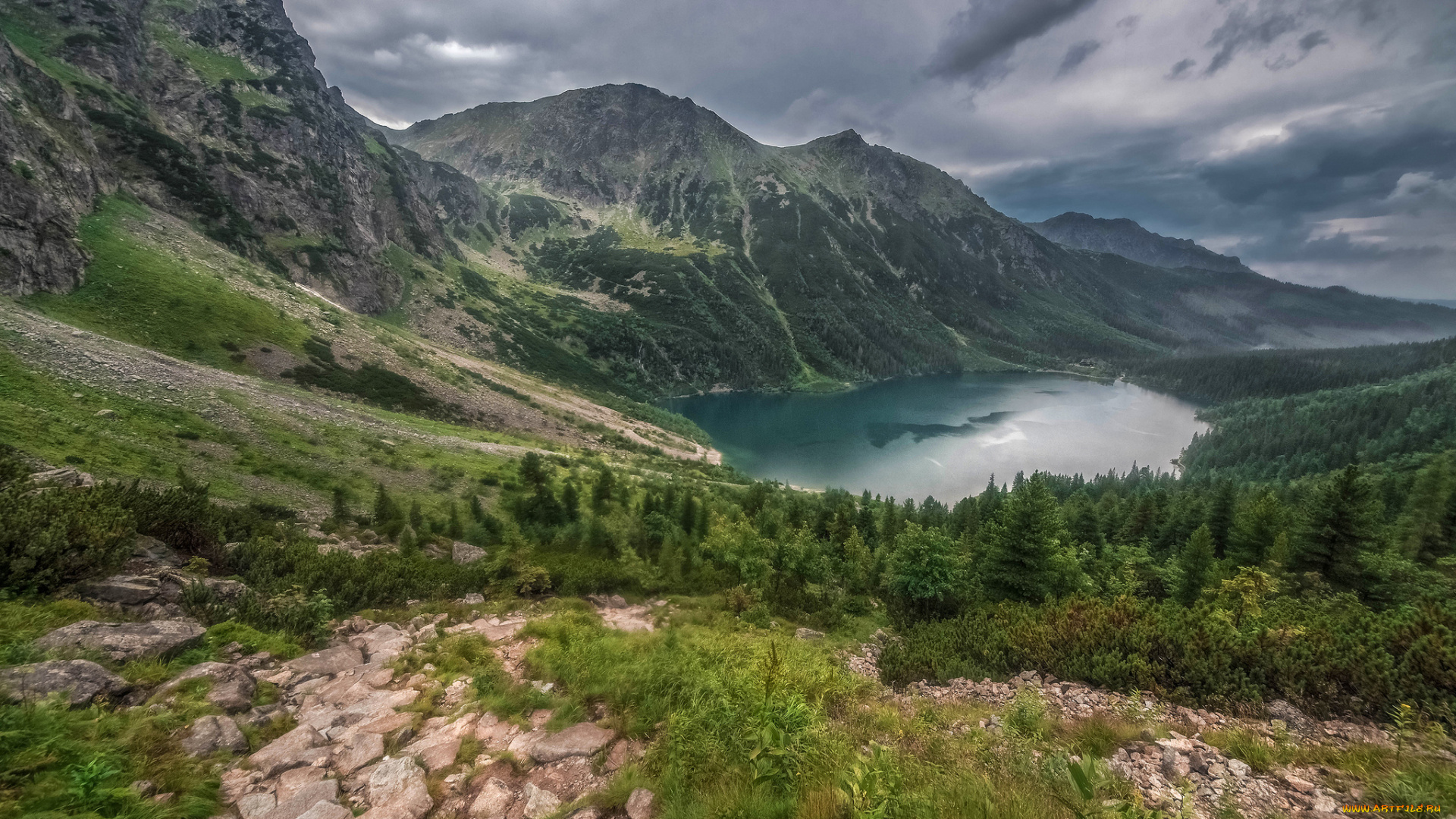 природа, горы, простор