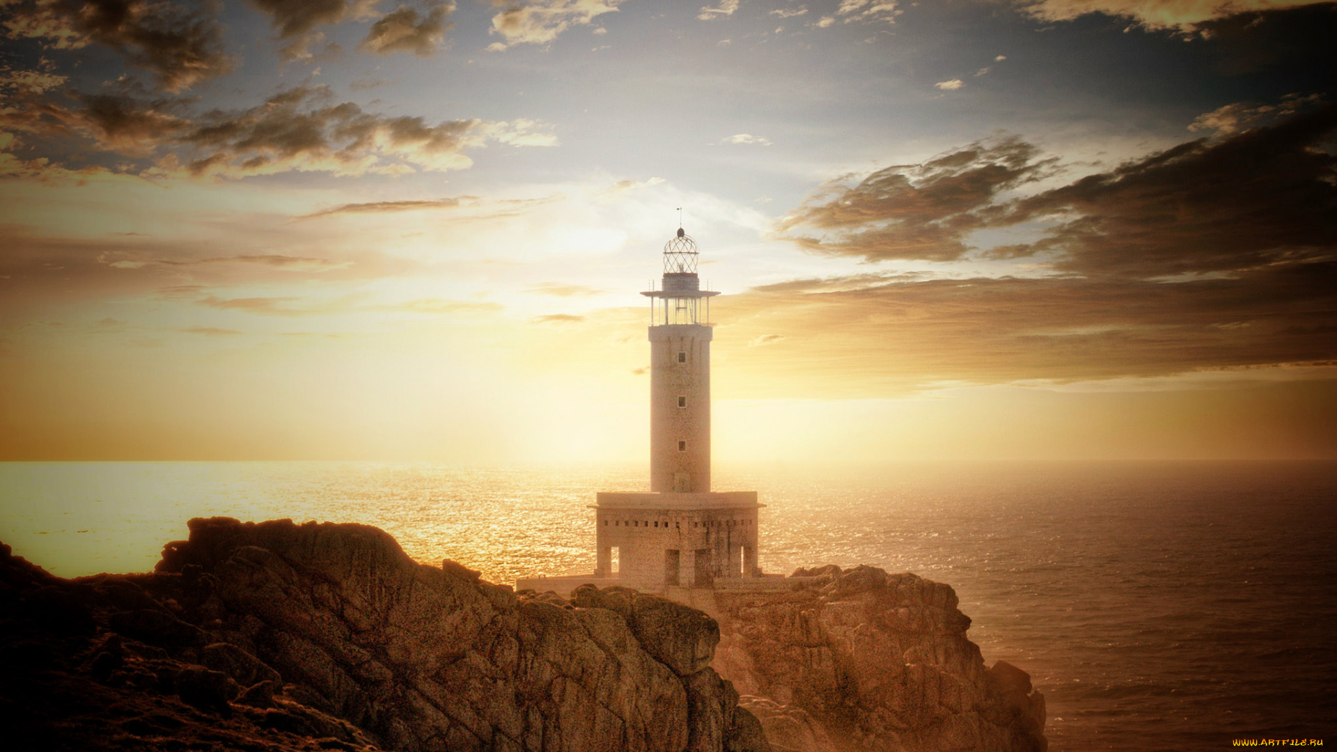 природа, маяки, простор