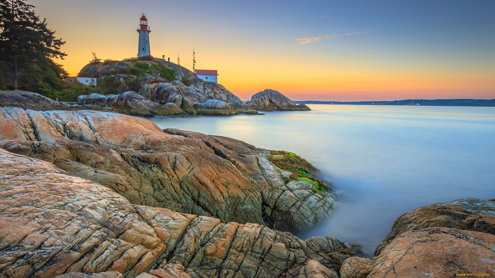 природа, маяки, простор
