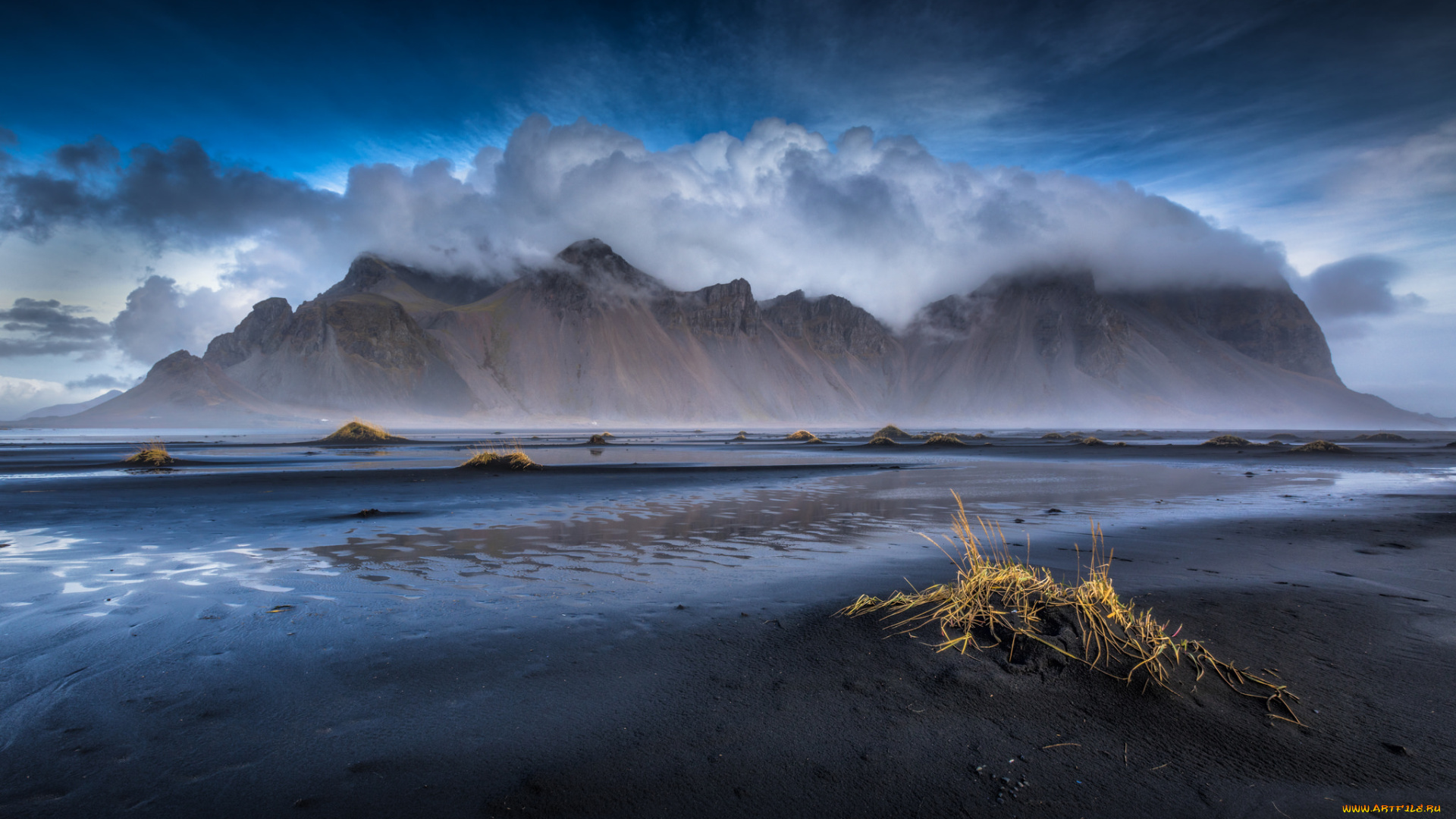 природа, побережье, простор