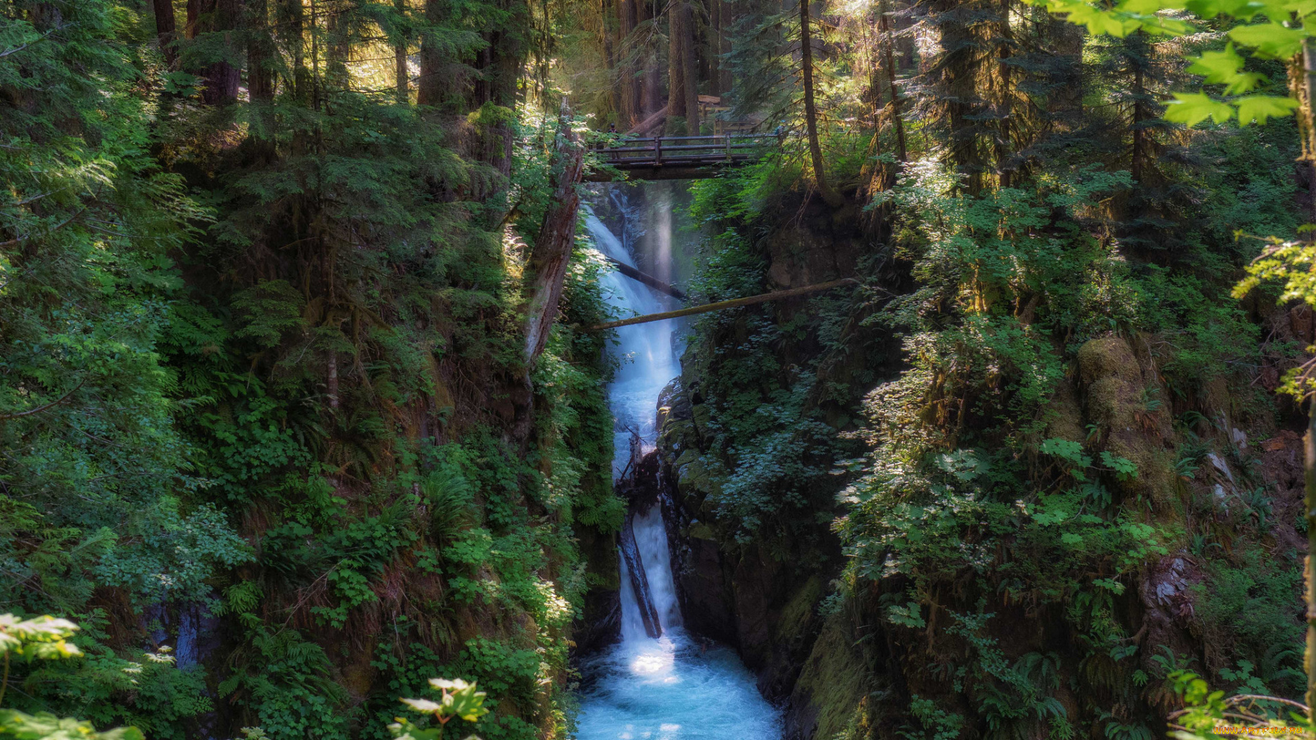 природа, водопады, простор