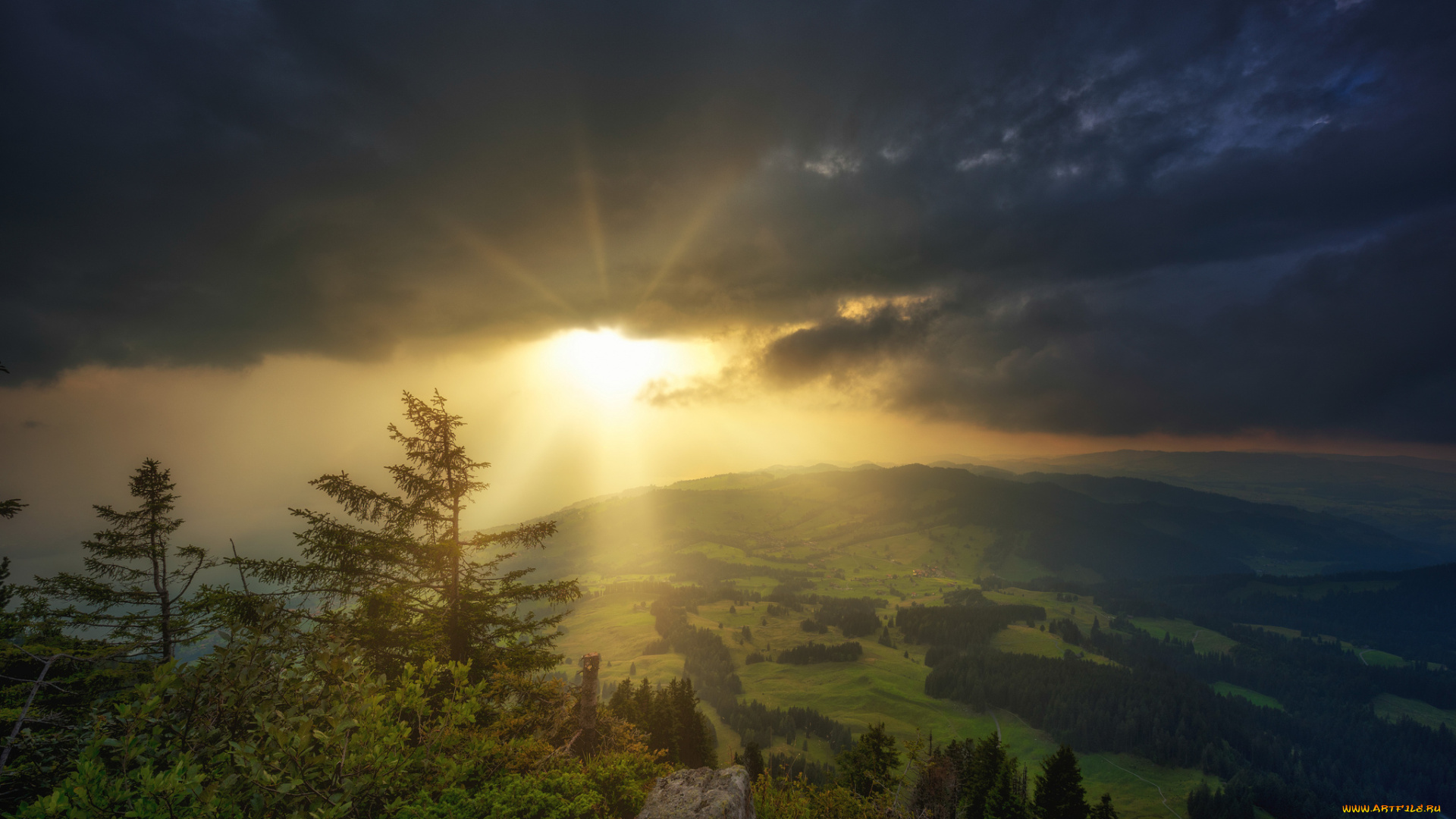 природа, восходы, закаты, простор