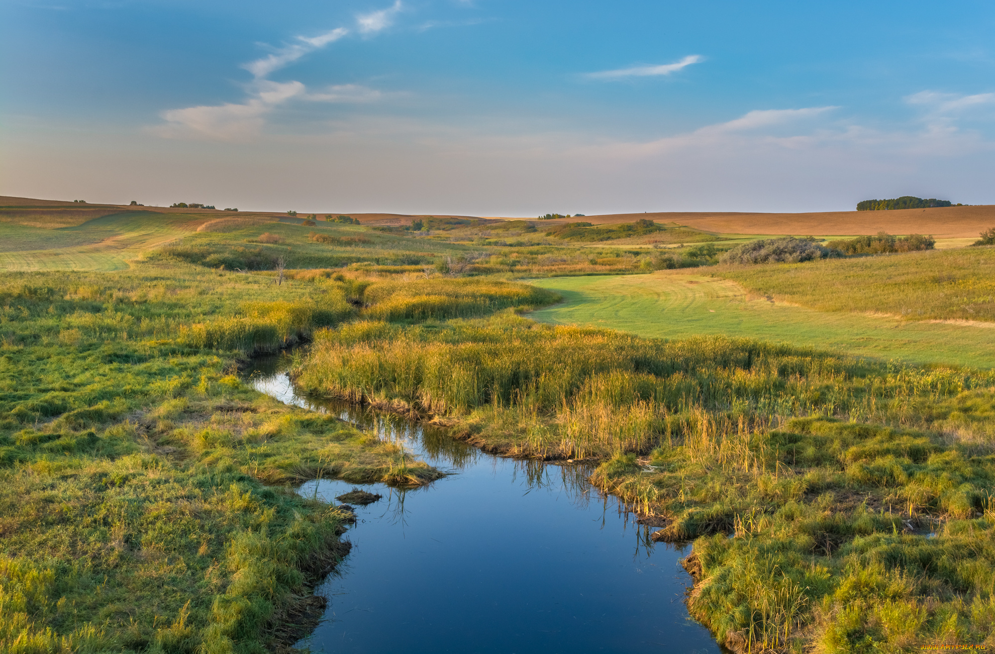 природа, реки, озера, простор