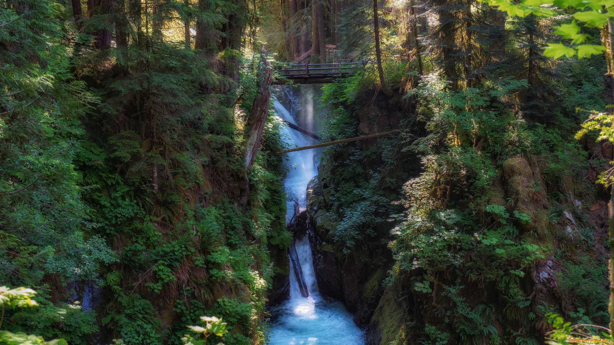 природа, водопады, простор