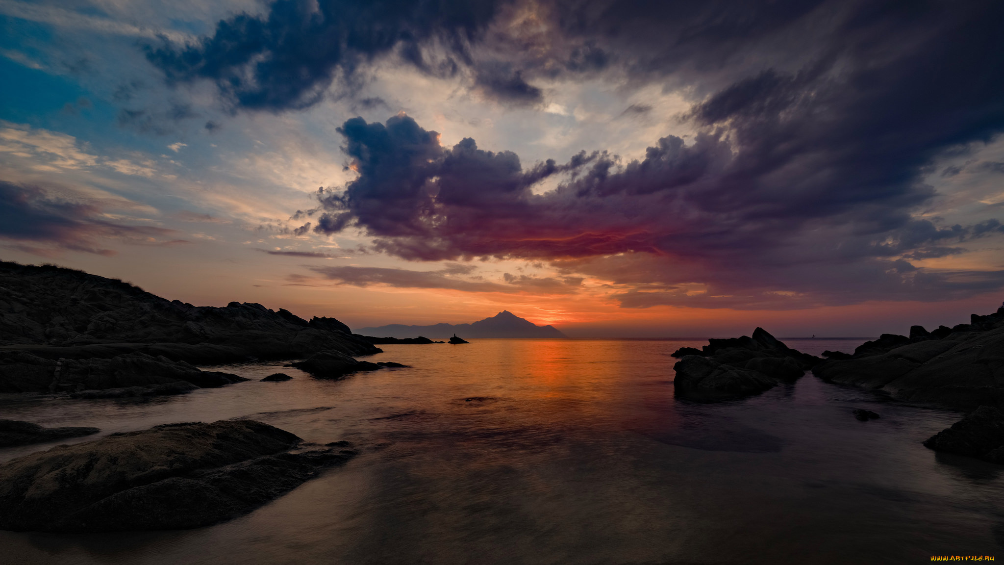 природа, восходы, закаты, простор