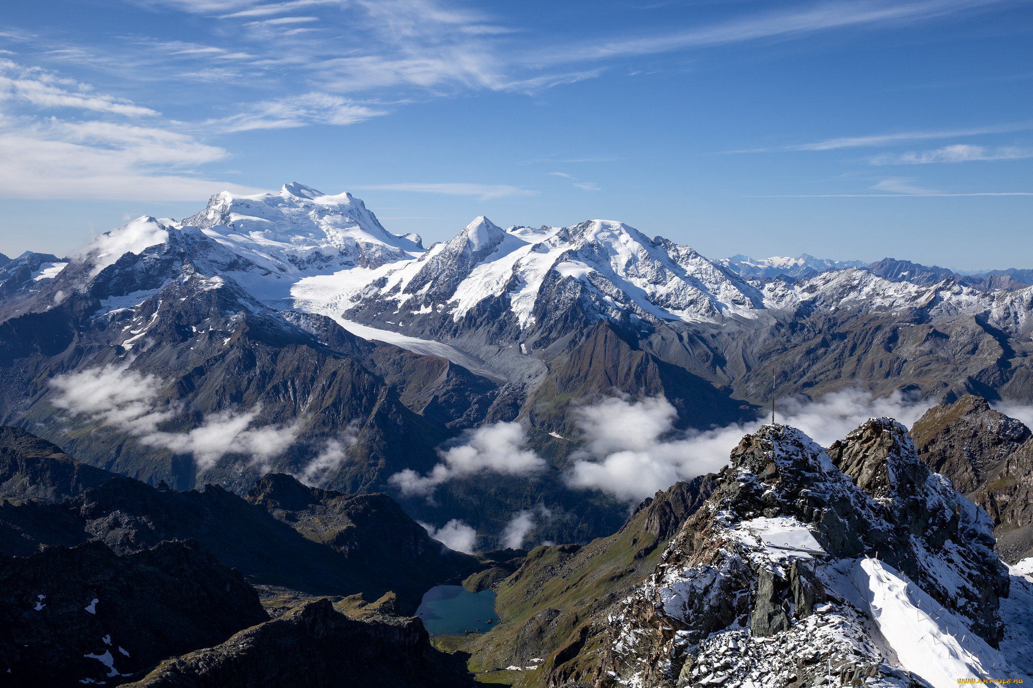 природа, горы, простор