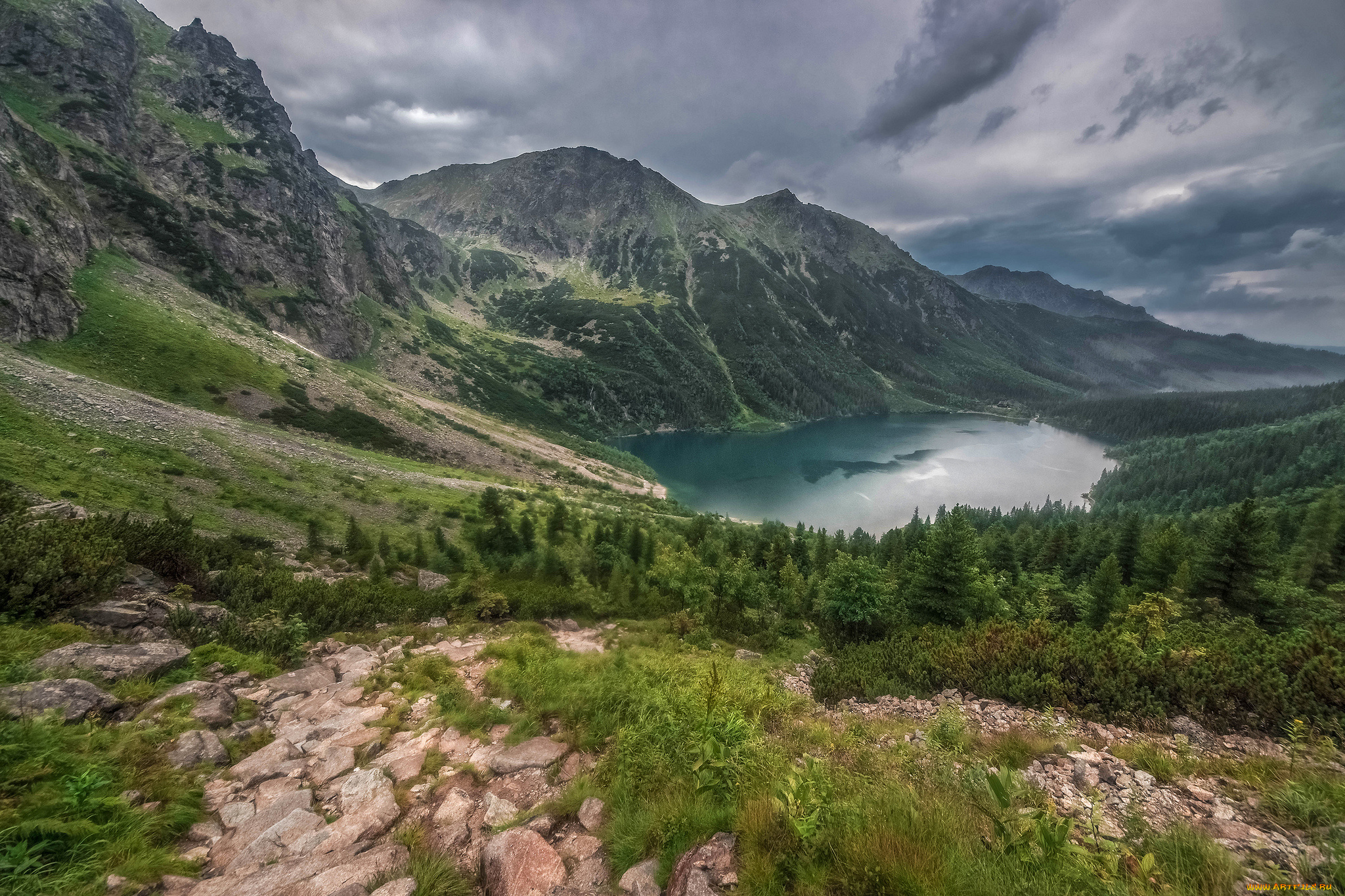 природа, горы, простор