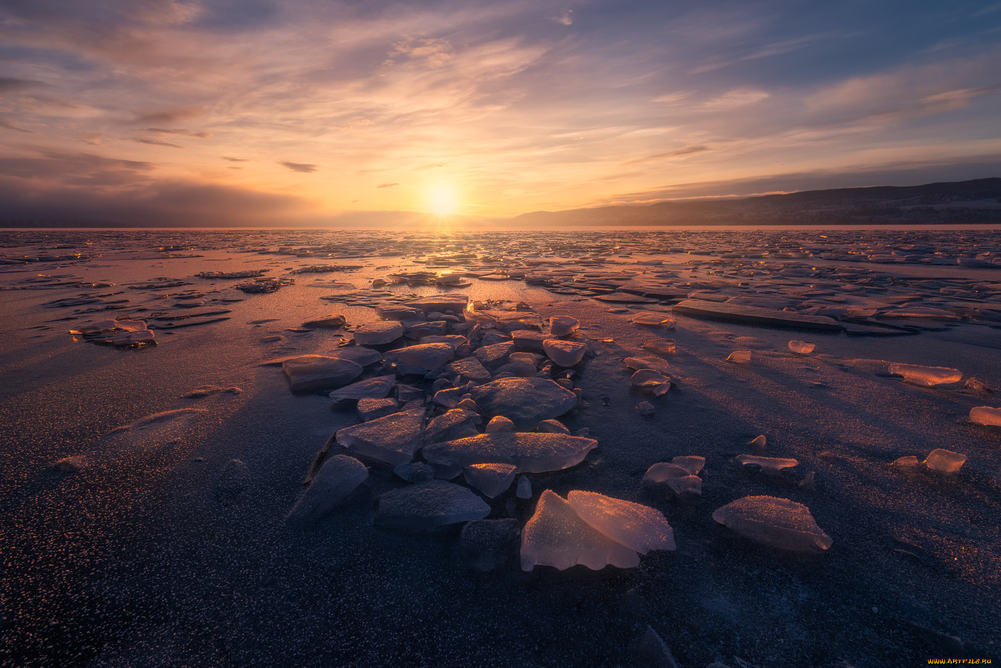 природа, восходы, закаты, простор