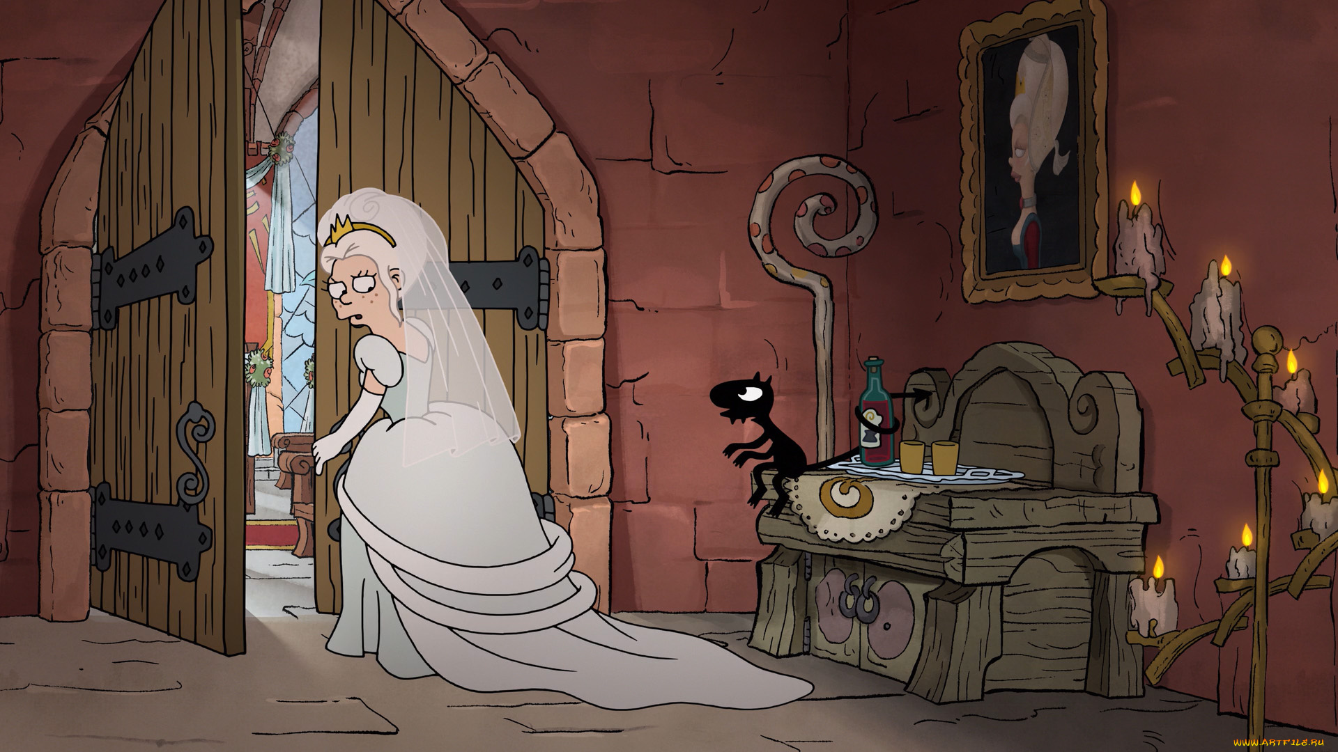 мультфильмы, disenchantment, разочарование, luci, bean