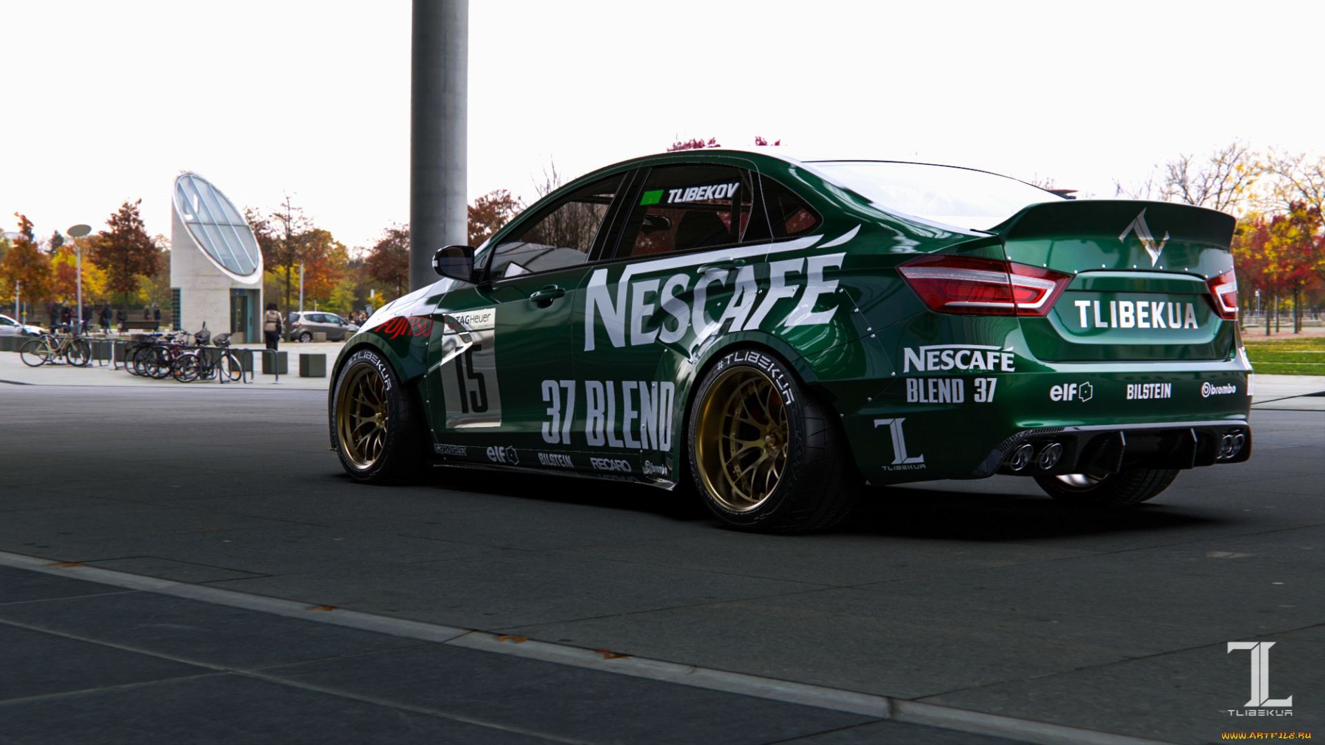 автомобили, 3д, 3d