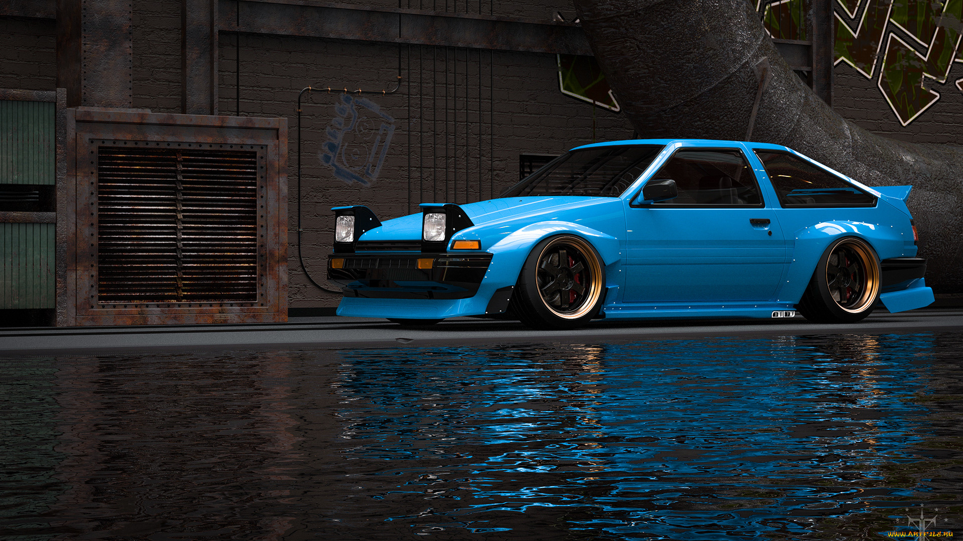 автомобили, 3д, 3d