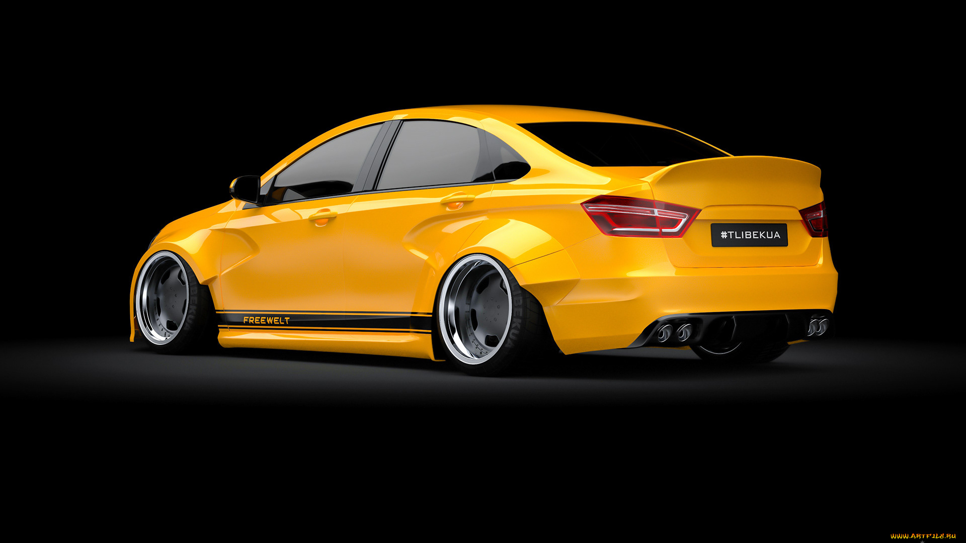 автомобили, 3д, lada