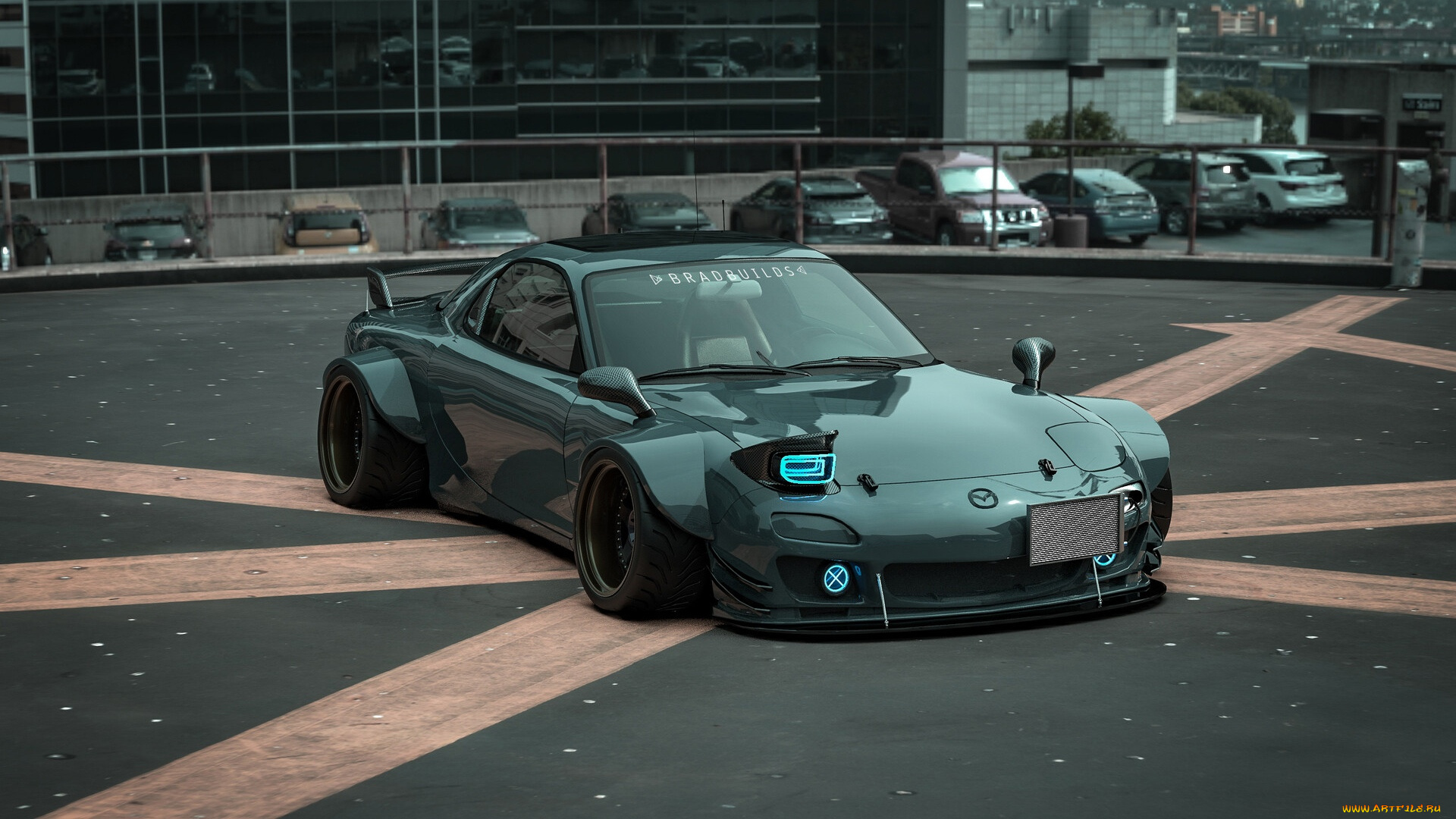 автомобили, mazda, rx-7