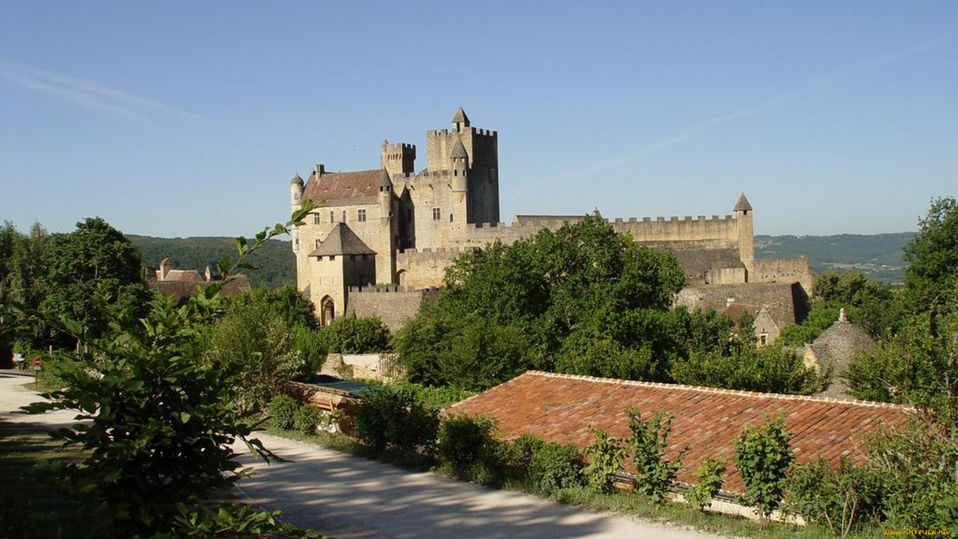 chateau, des, milandes, города, замки, франции, chateau, des, milandes