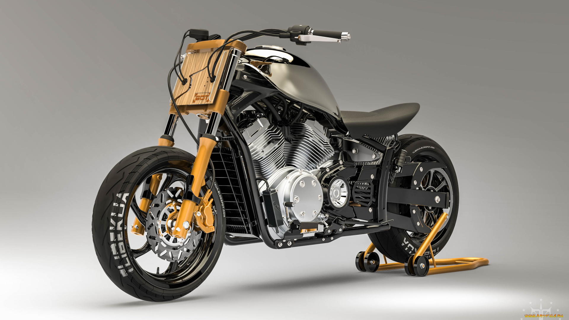 мотоциклы, 3d, 3д