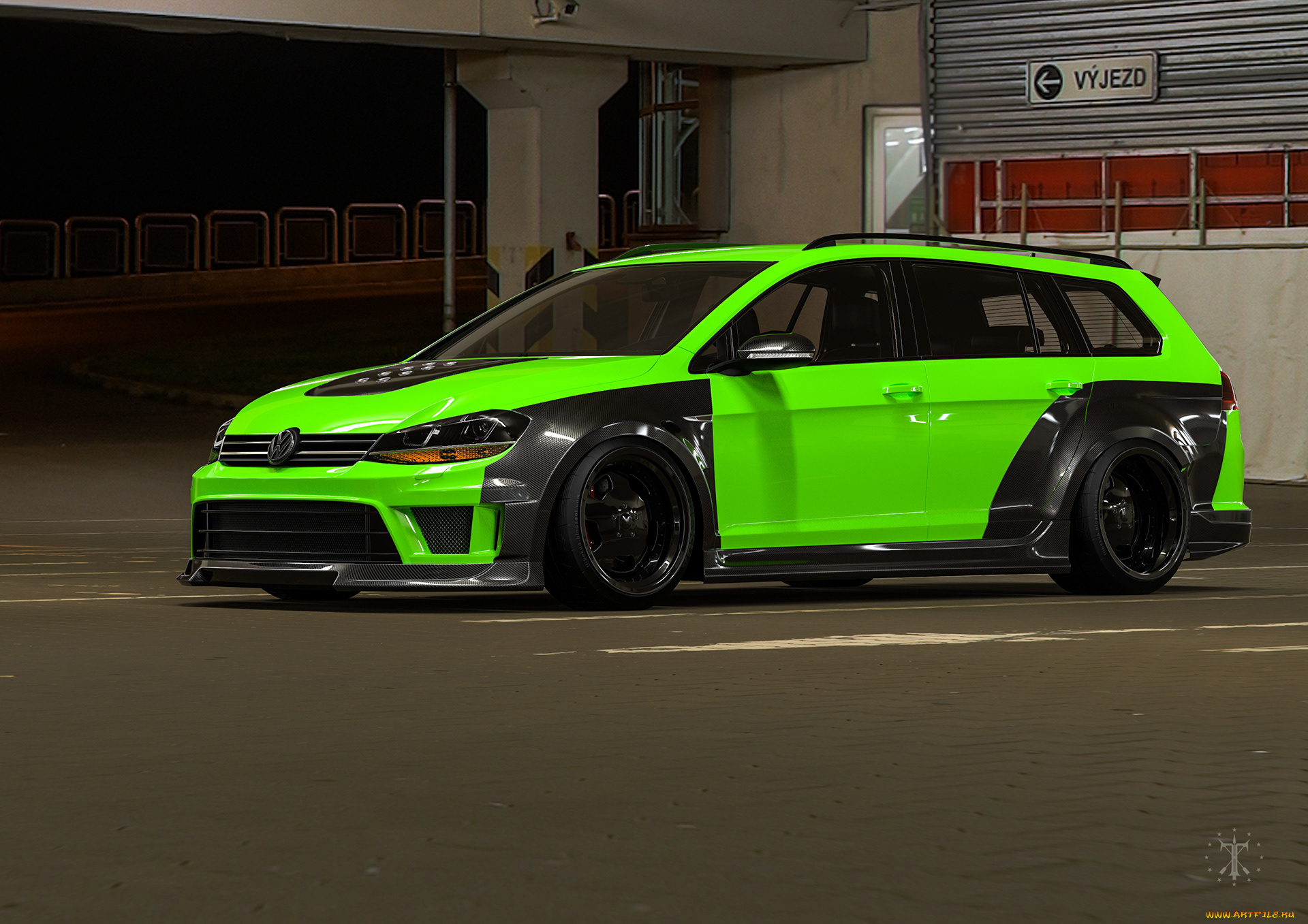 автомобили, 3д, vw