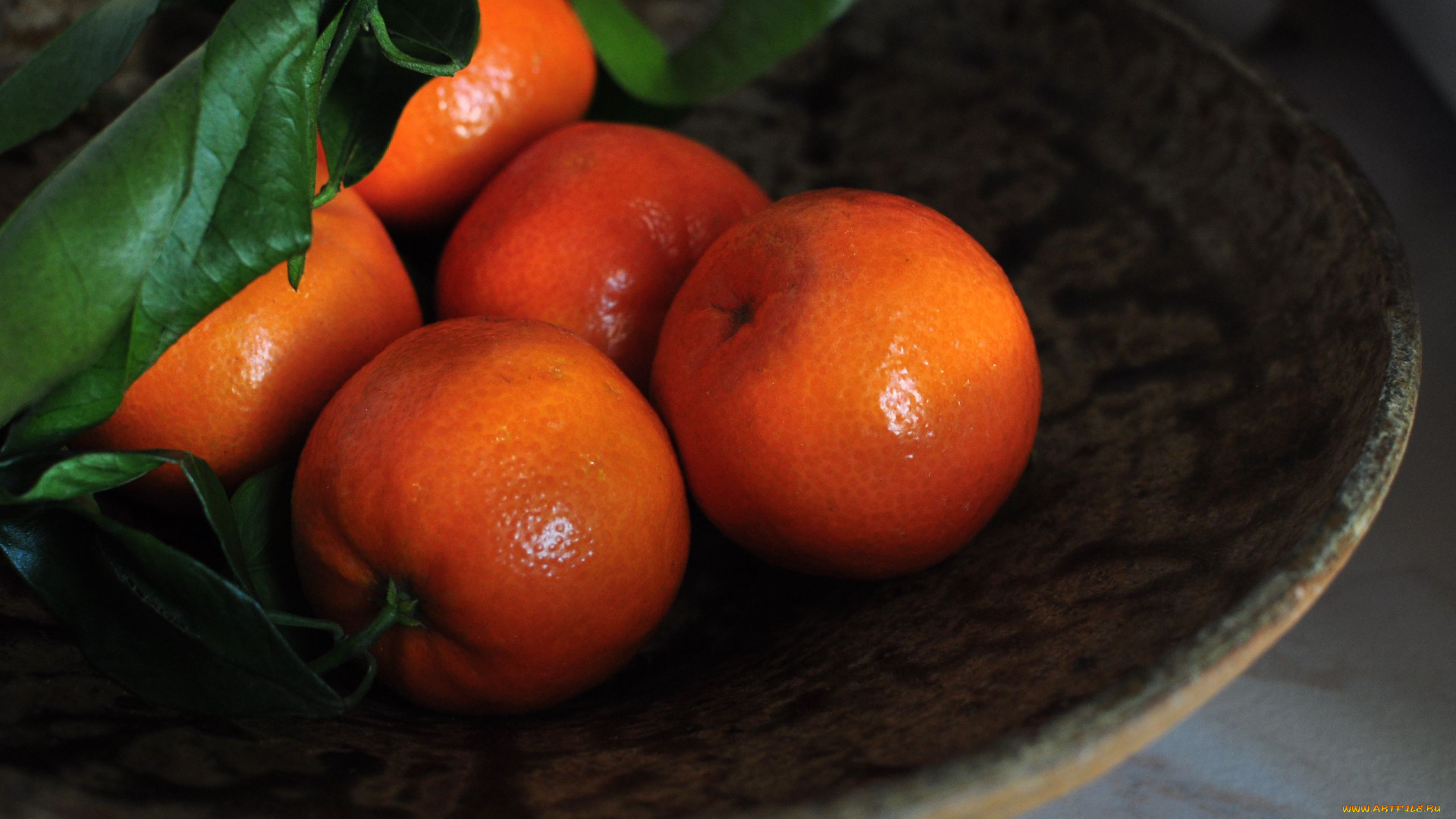 еда, цитрусы, мандарины