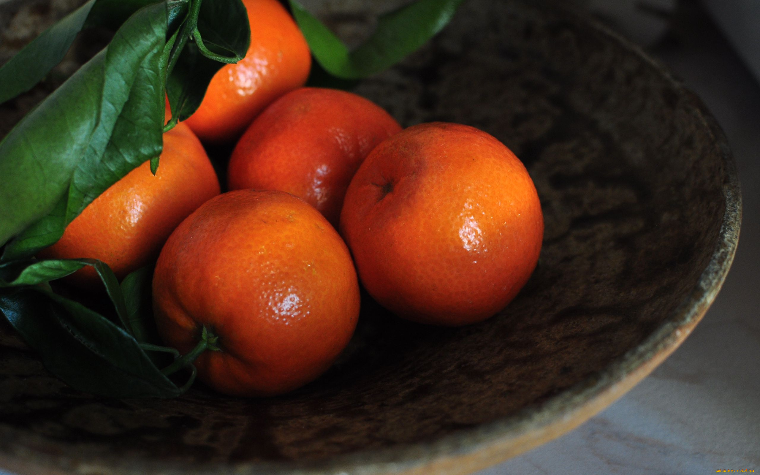 еда, цитрусы, мандарины