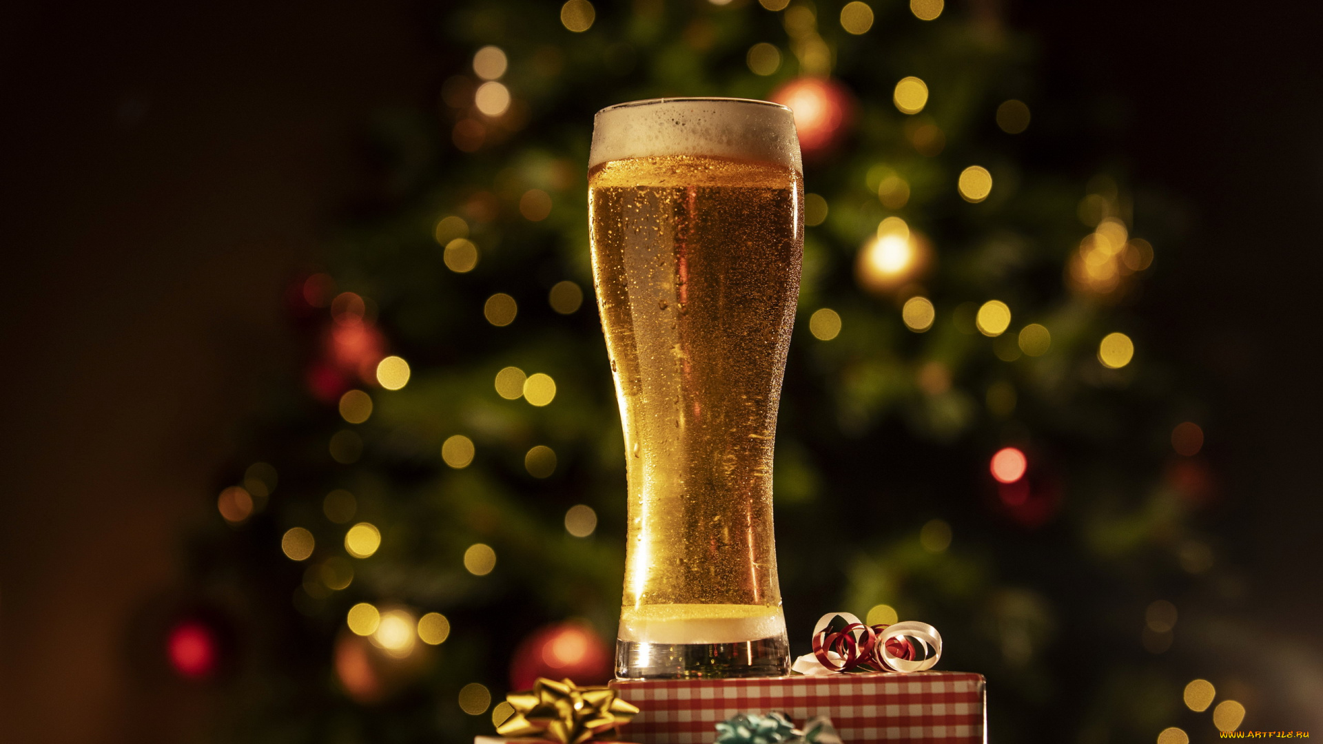 праздничные, угощения, бокал, пена