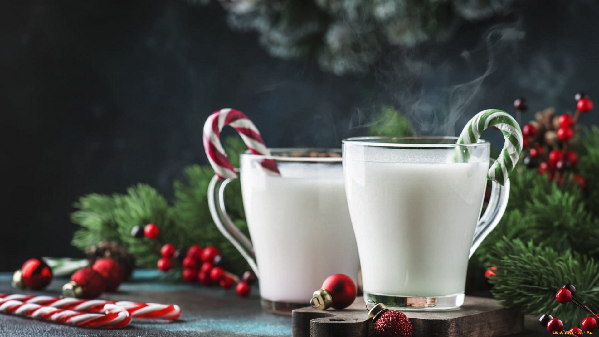 праздничные, угощения, молоко, леденцы