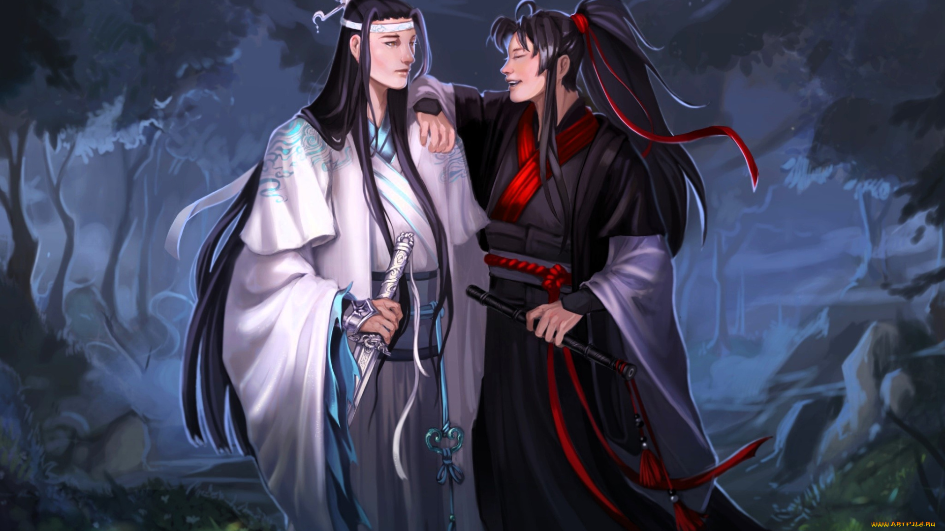 аниме, mo, dao, zu, shi, вэй, усянь, лань, ванцзи