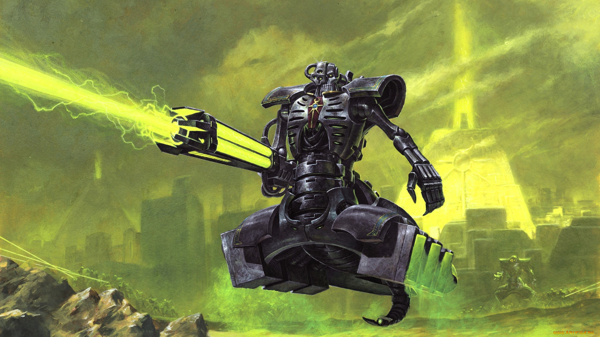 видео, игры, warhammer, 40k, киборг, оружие