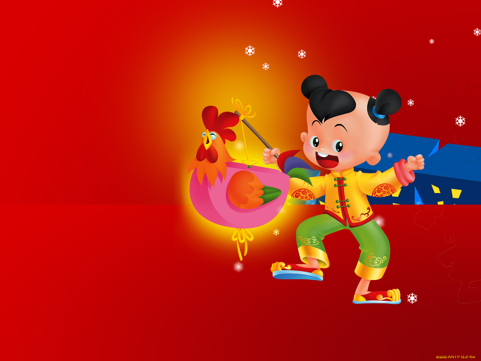 праздничные, векторная, графика, новый, год