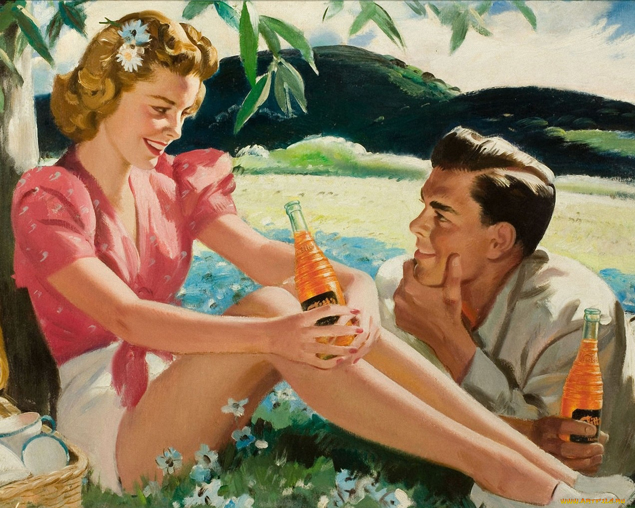 рисованные, люди