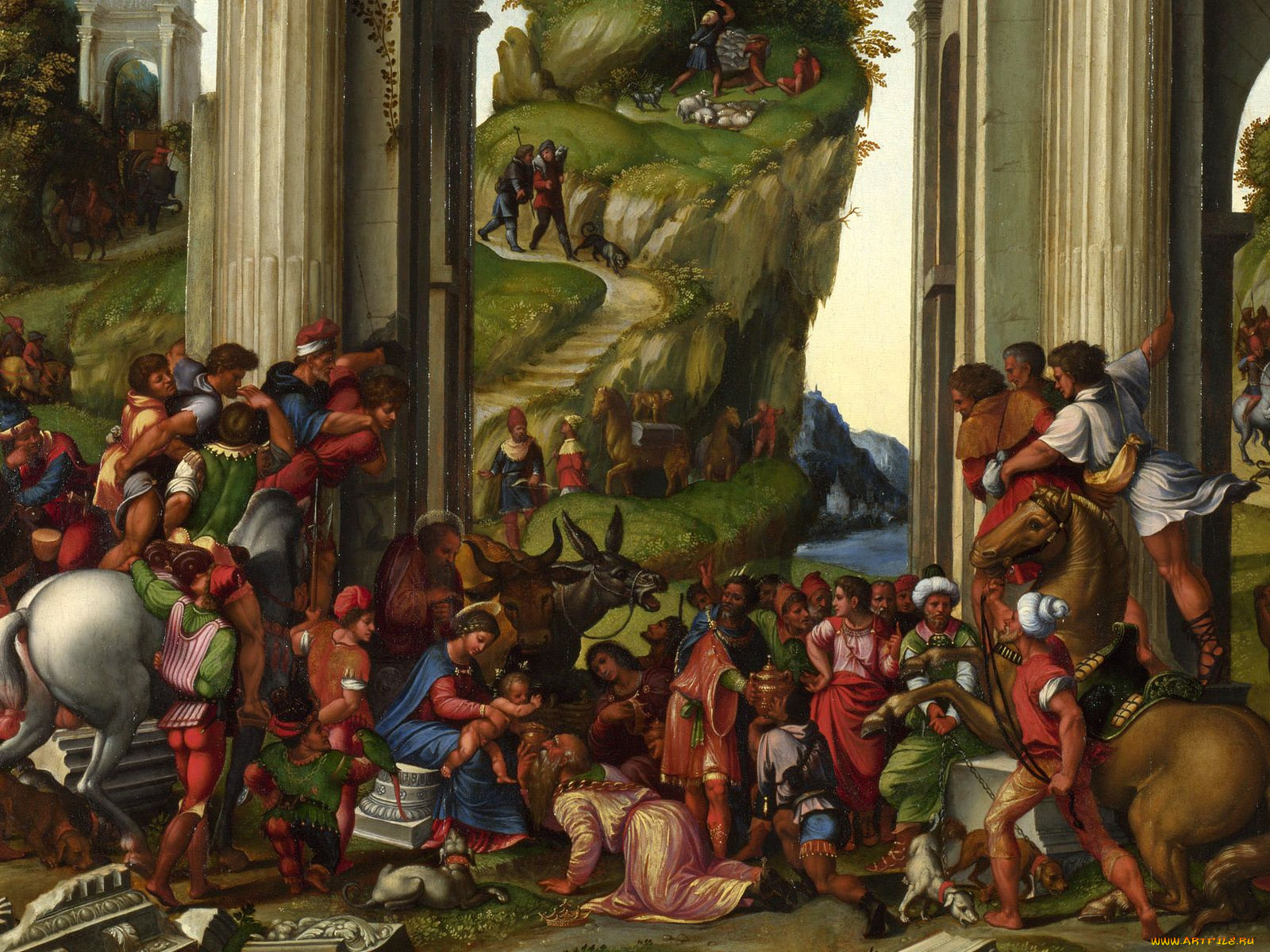 рисованные, живопись