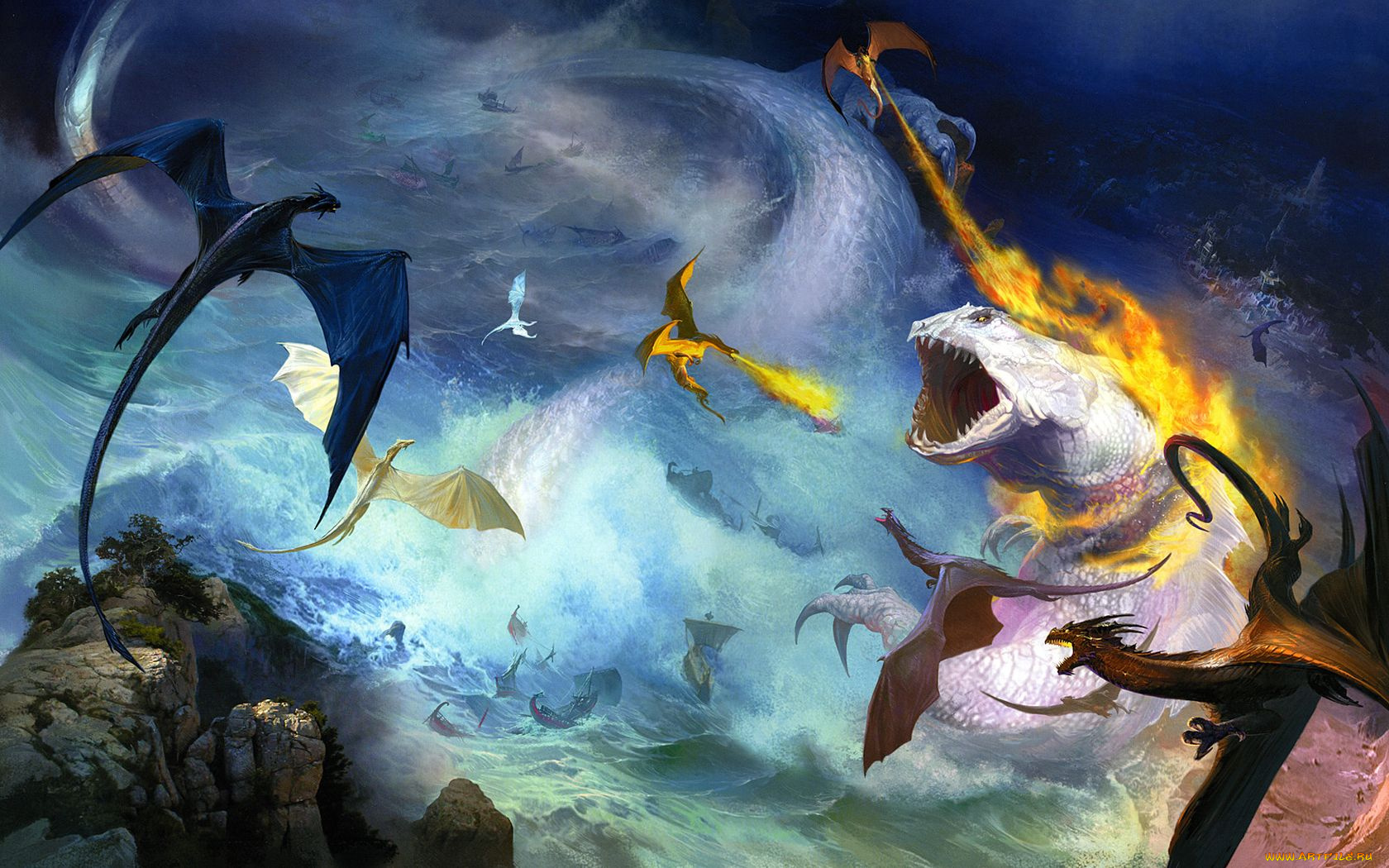 фэнтези, драконы, владимир, бондарь, иллюстрации