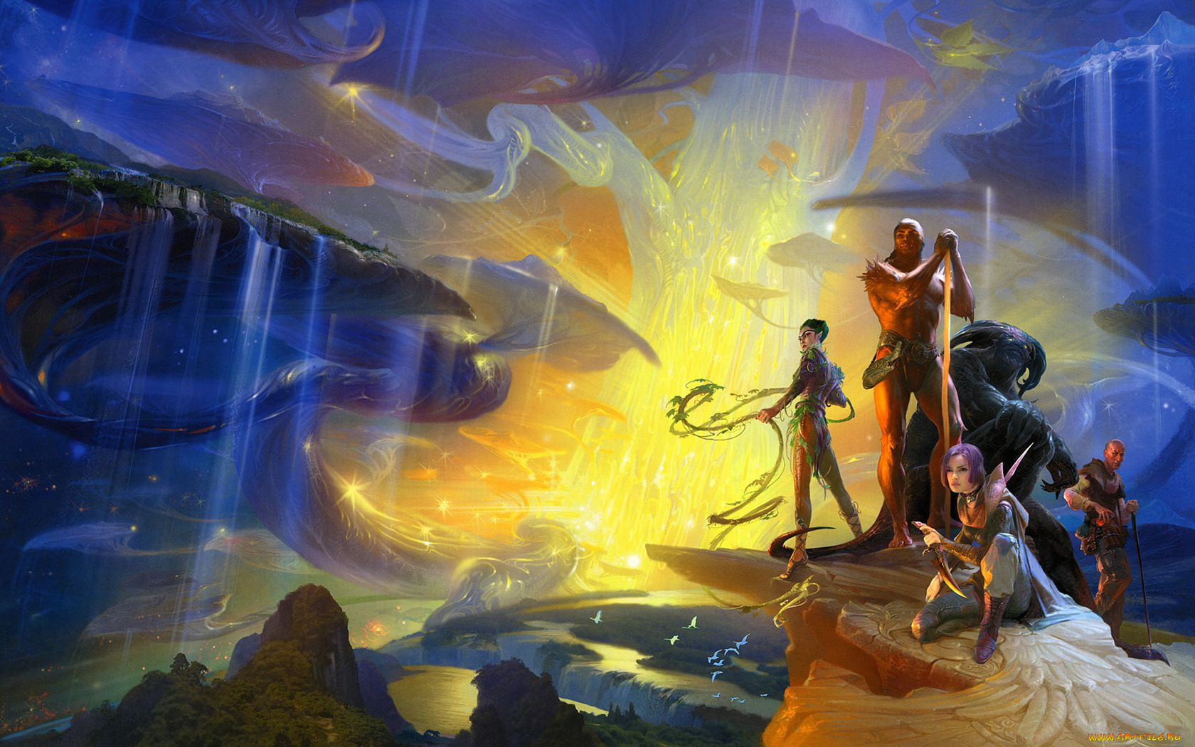 фэнтези, иные, миры, времена, владимир, бондарь, иллюстрации