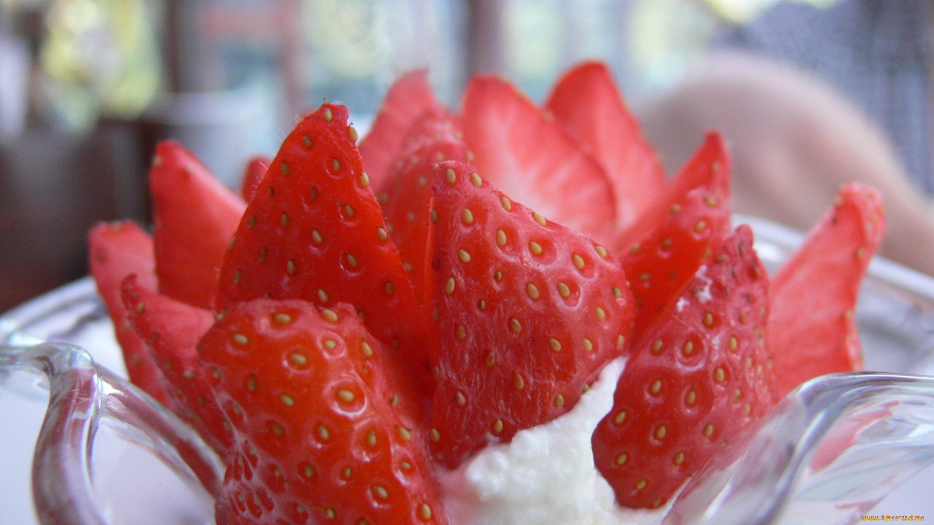 еда, клубника, земляника