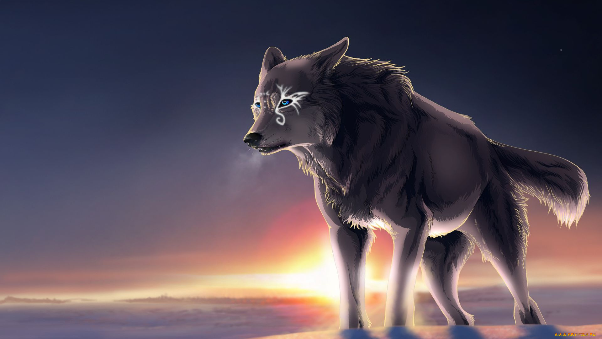 рисованные, животные