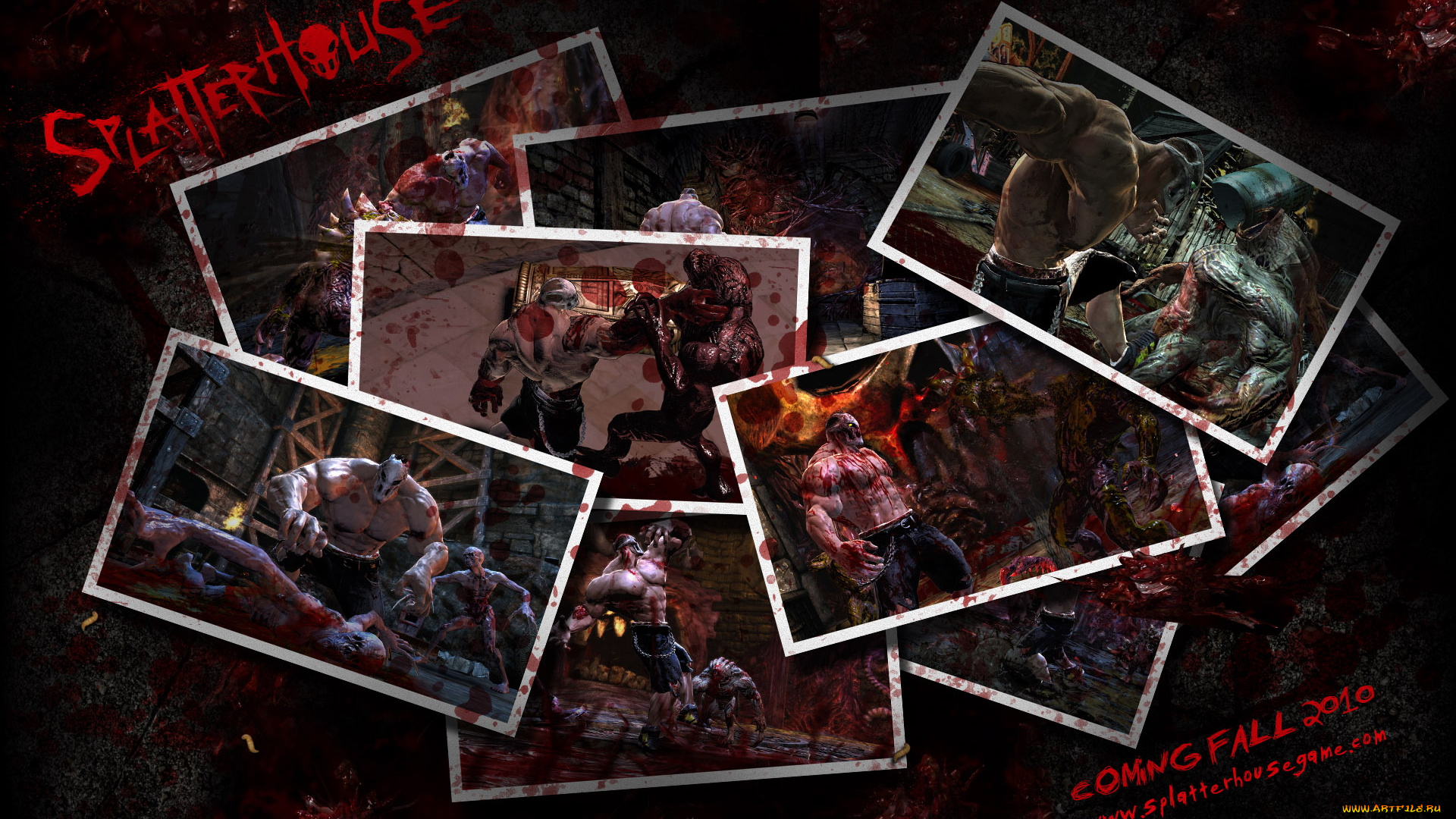 splatterhouse, видео, игры