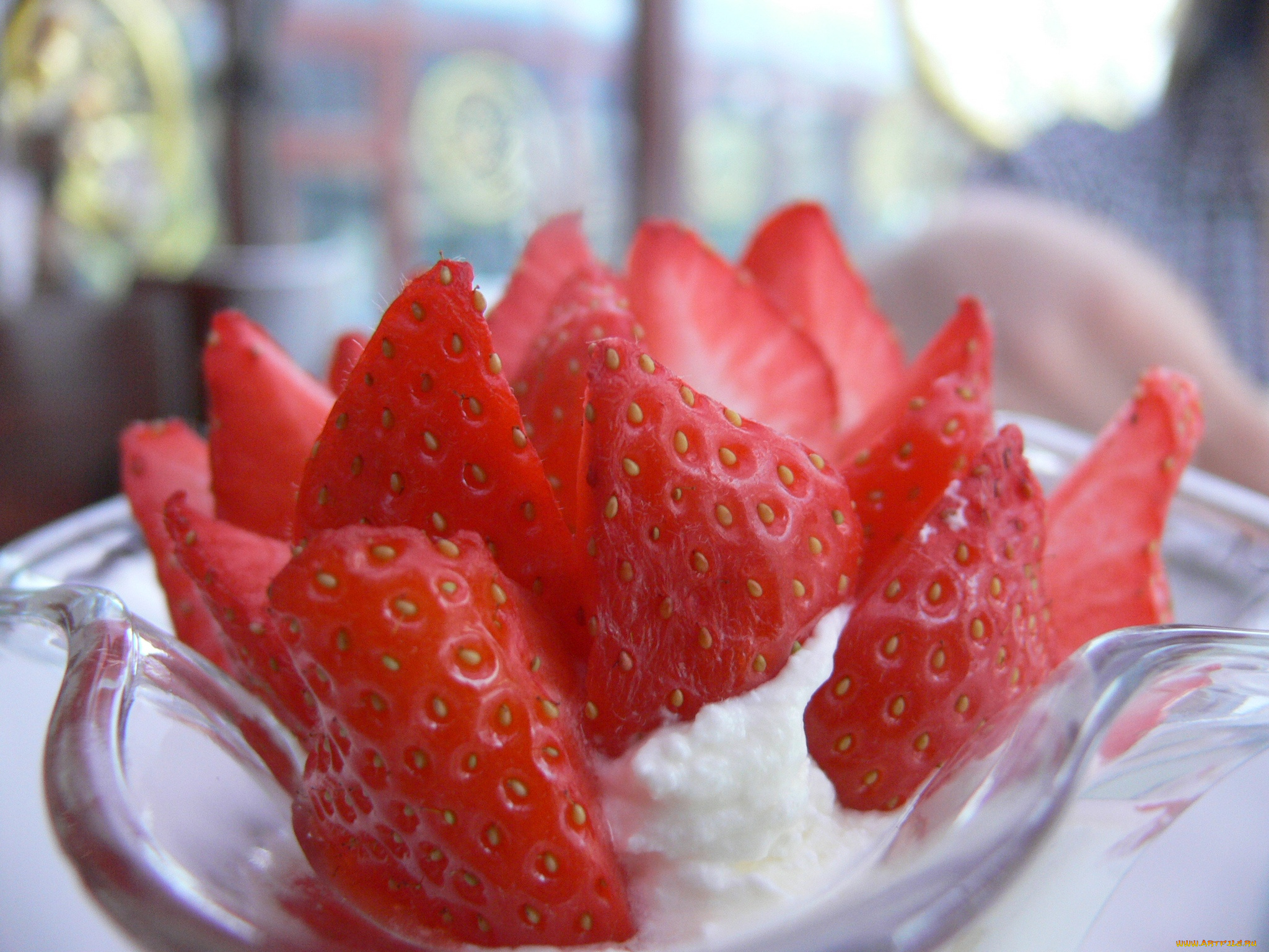 еда, клубника, земляника