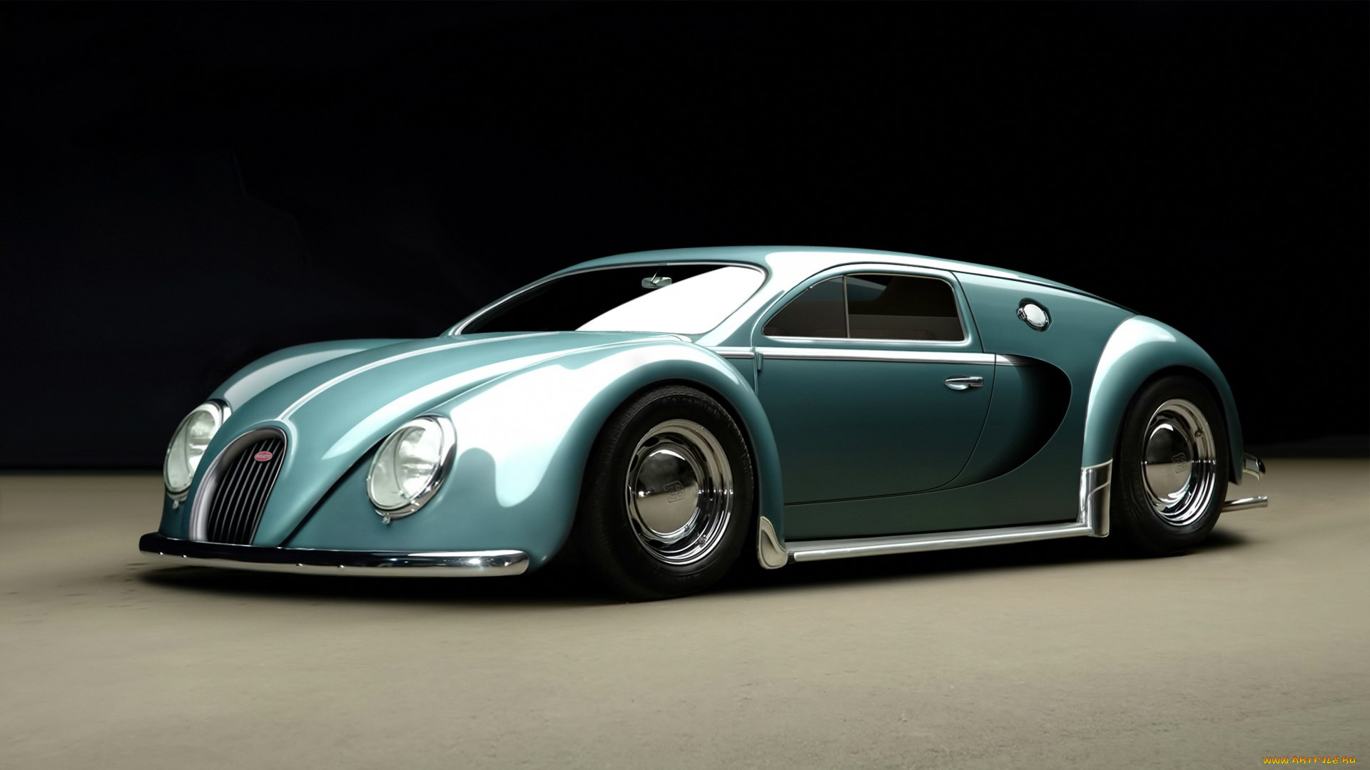 автомобили, виртуальный, тюнинг, bugatti, veyron, 1945