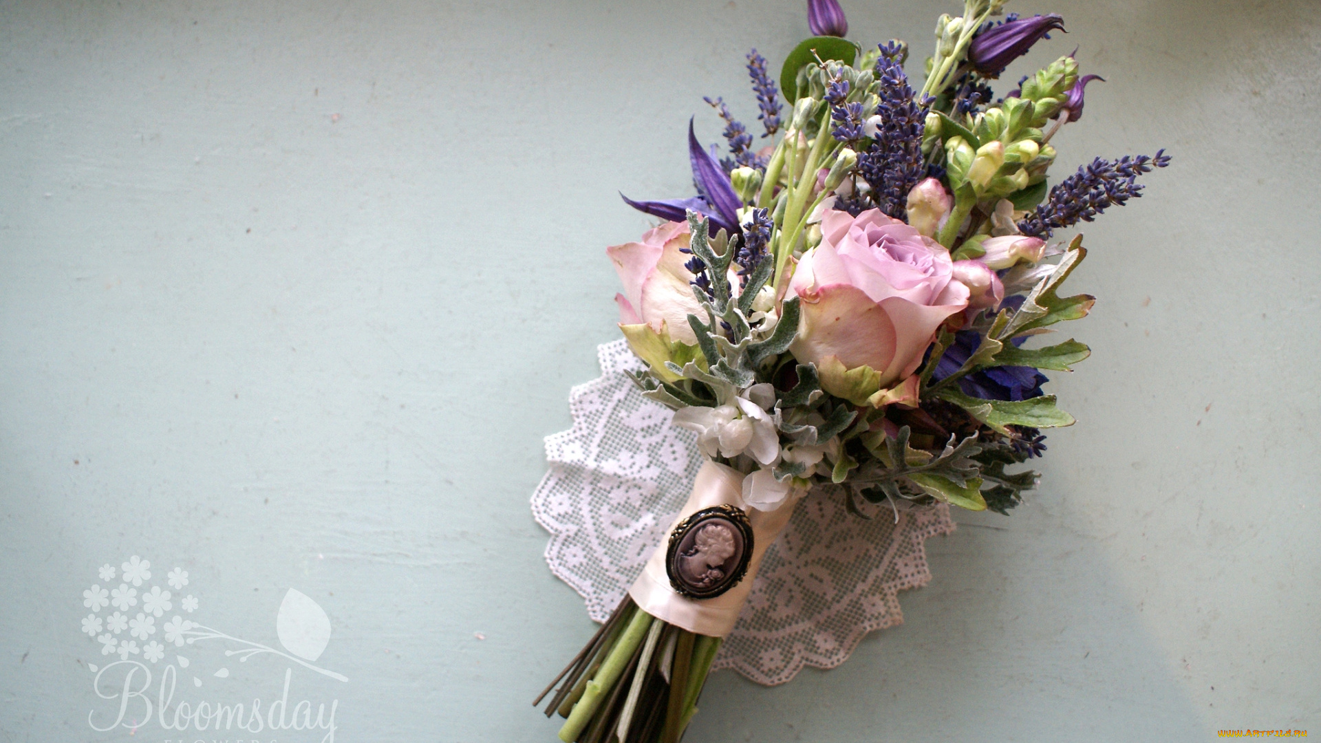 цветы, букеты, композиции, камея, левкой, розы, лаванда