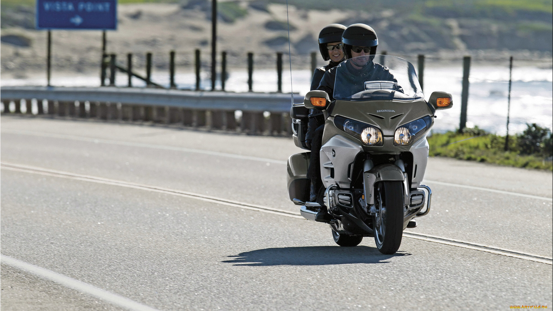 мотоциклы, honda, gold, wing, motorcycle