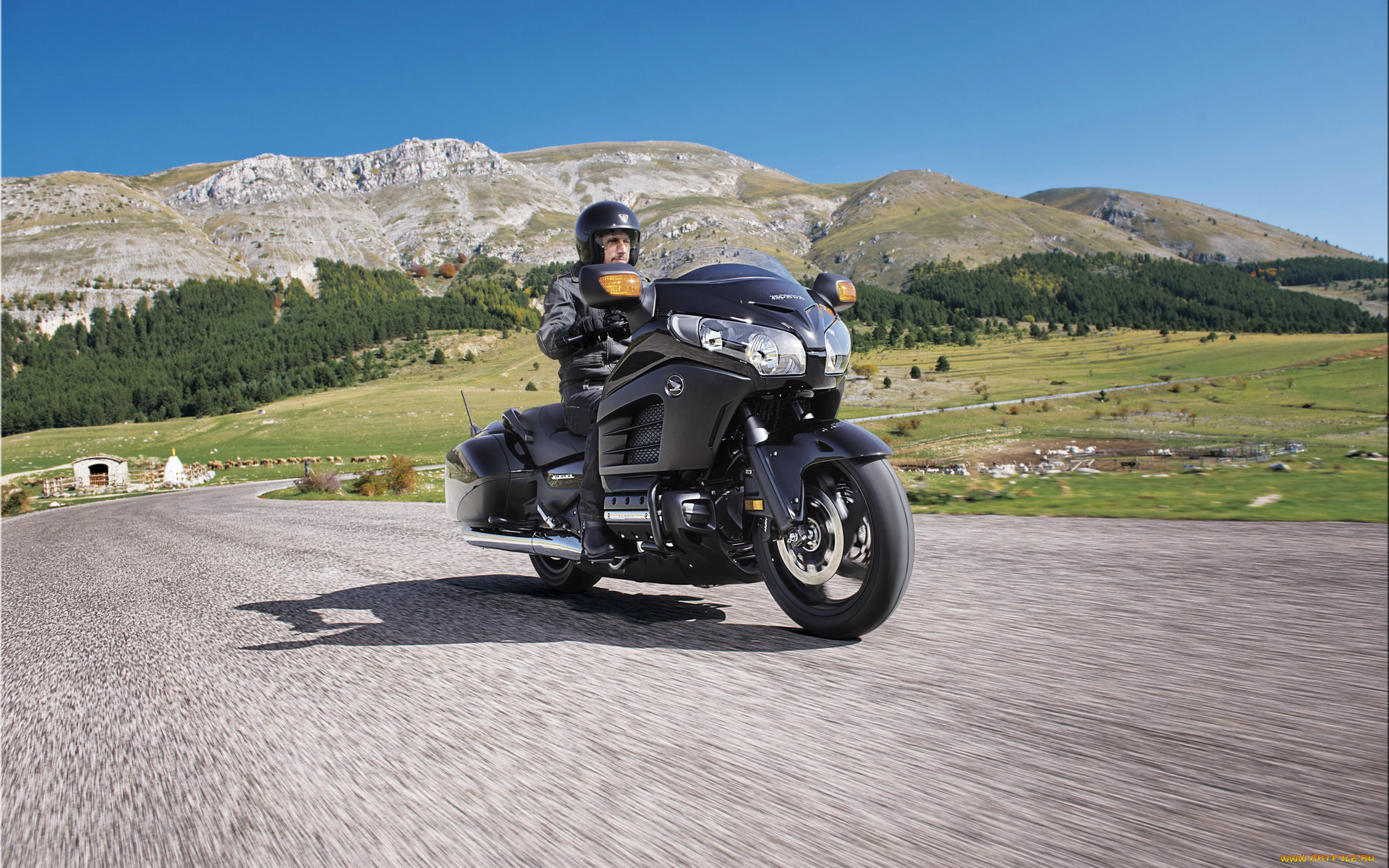 мотоциклы, honda, gold, the, wing, f6b, motorcycle