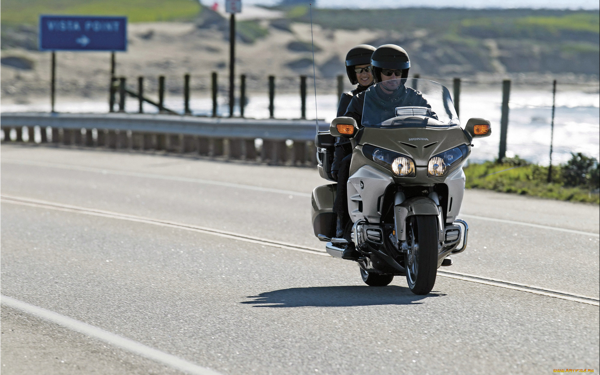 мотоциклы, honda, gold, wing, motorcycle