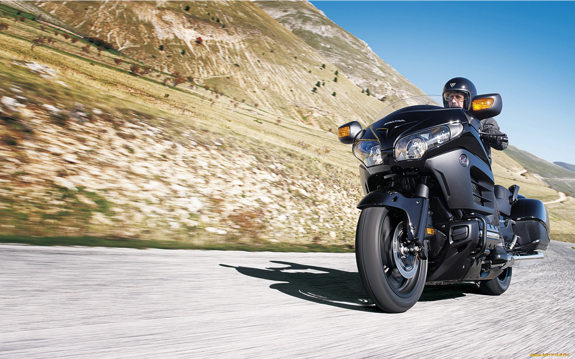 мотоциклы, honda, motorcycle, f6b, gold, the, wing